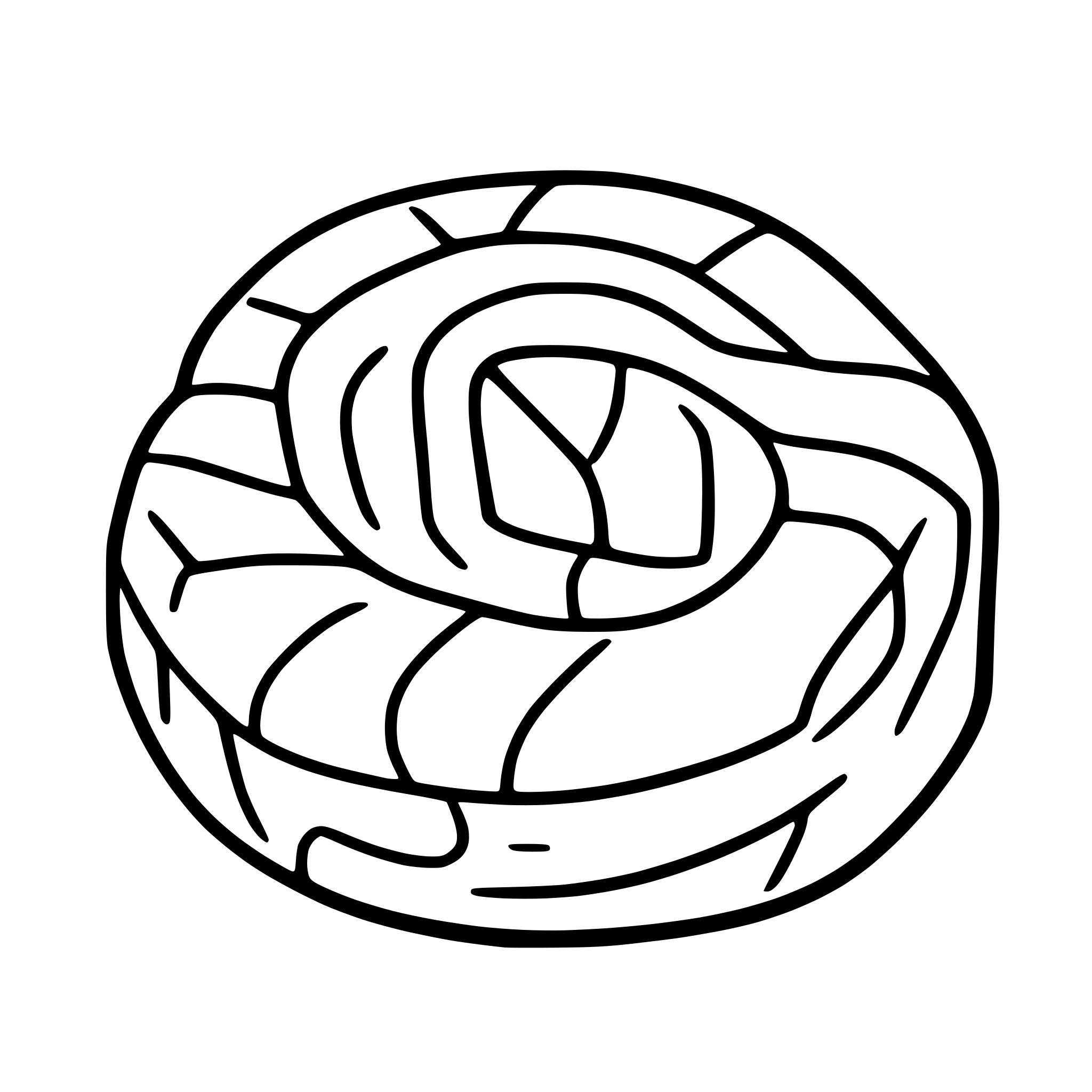 AI-generated SVG of 'simple swedish cinnamon roll'