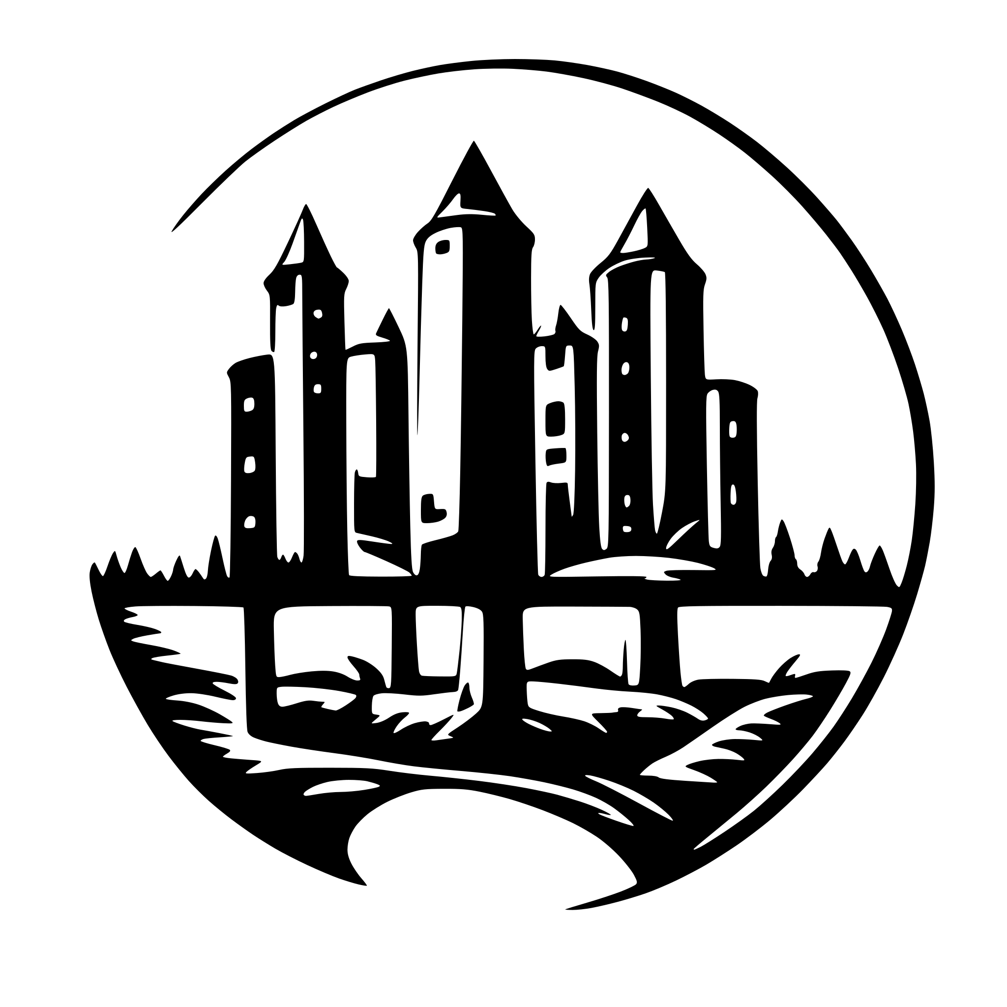 AI-generated SVG of 'COmpany logo GraviArt'