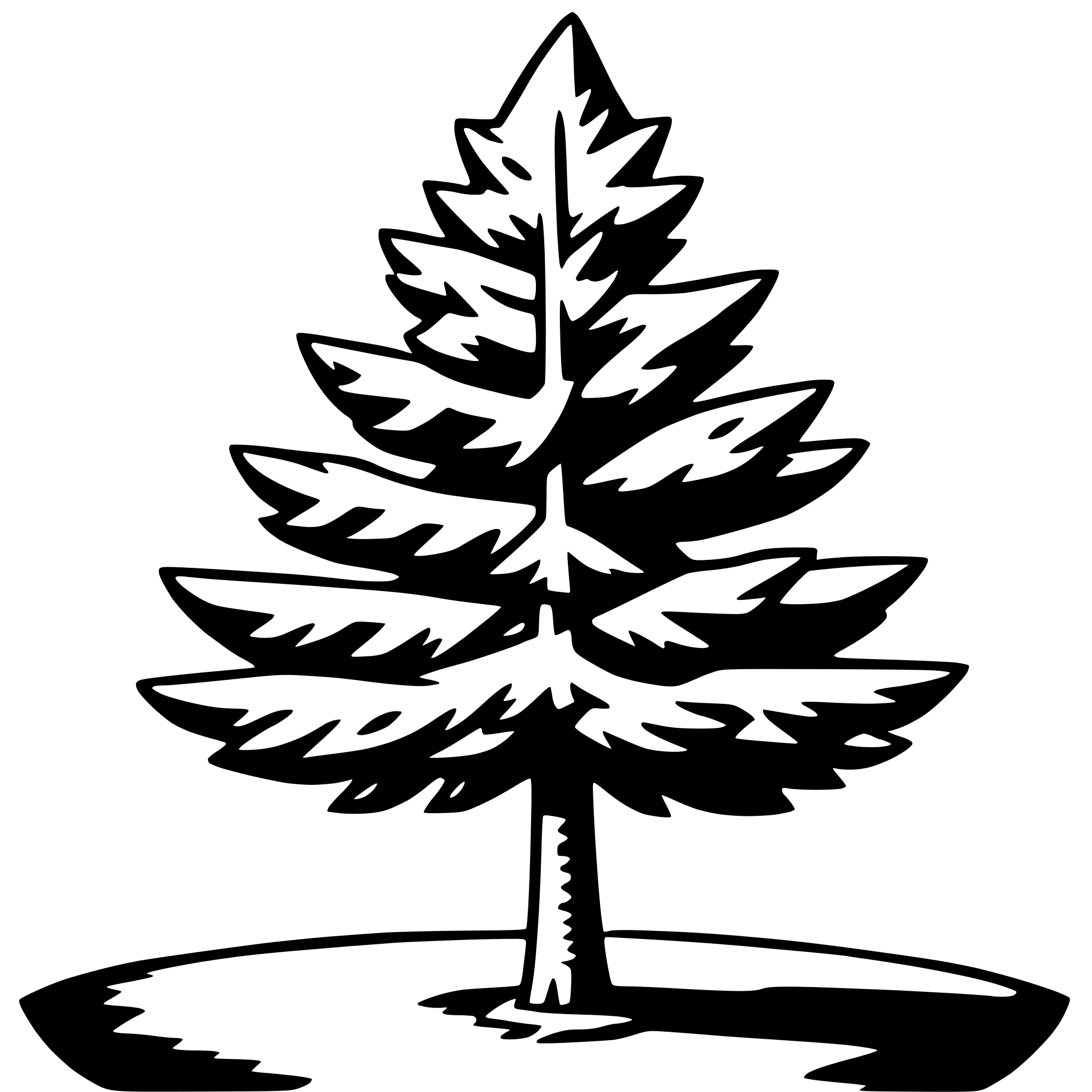 AI-generated SVG of a spruce tree