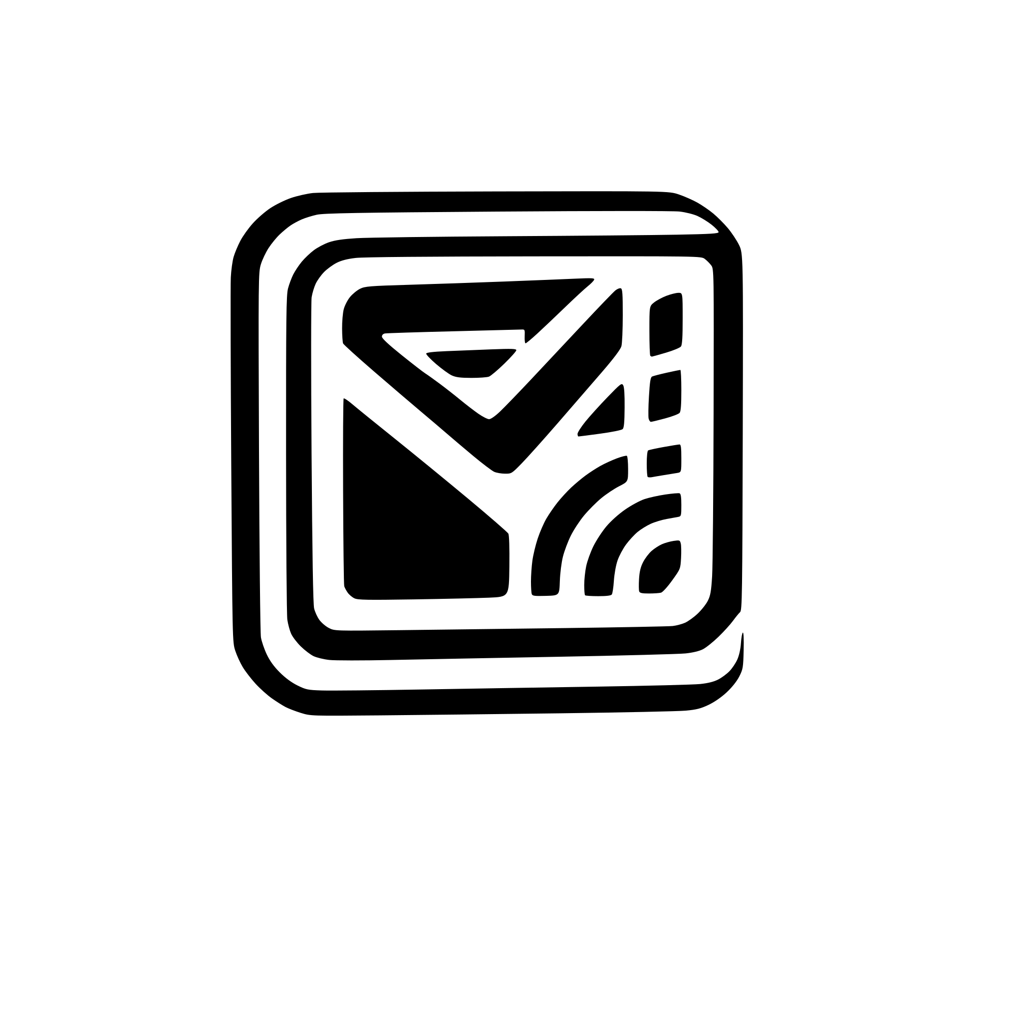 AI-generated SVG of a newsletter icon