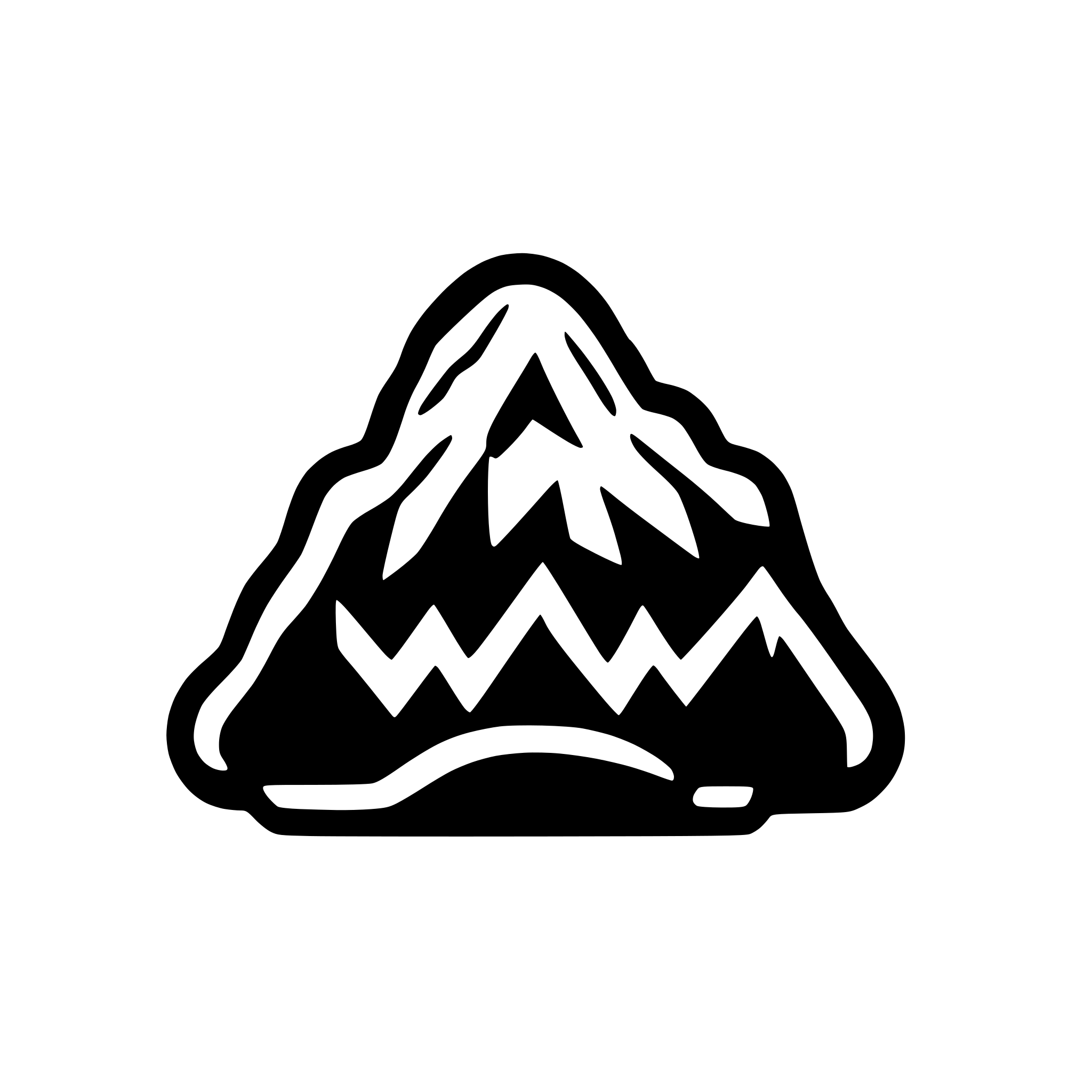 AI-generated SVG of a Mountain with show logo