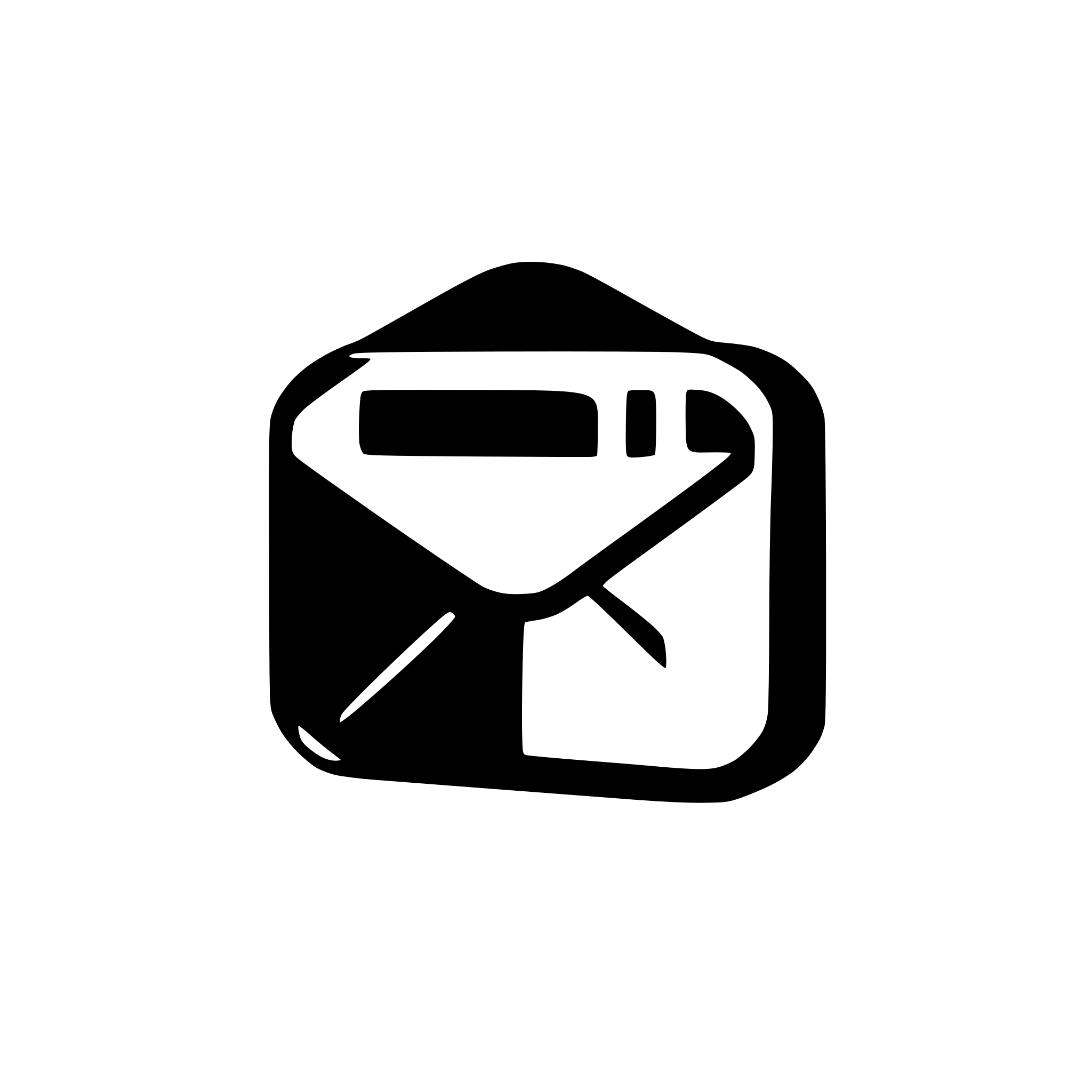 AI-generated SVG of a email