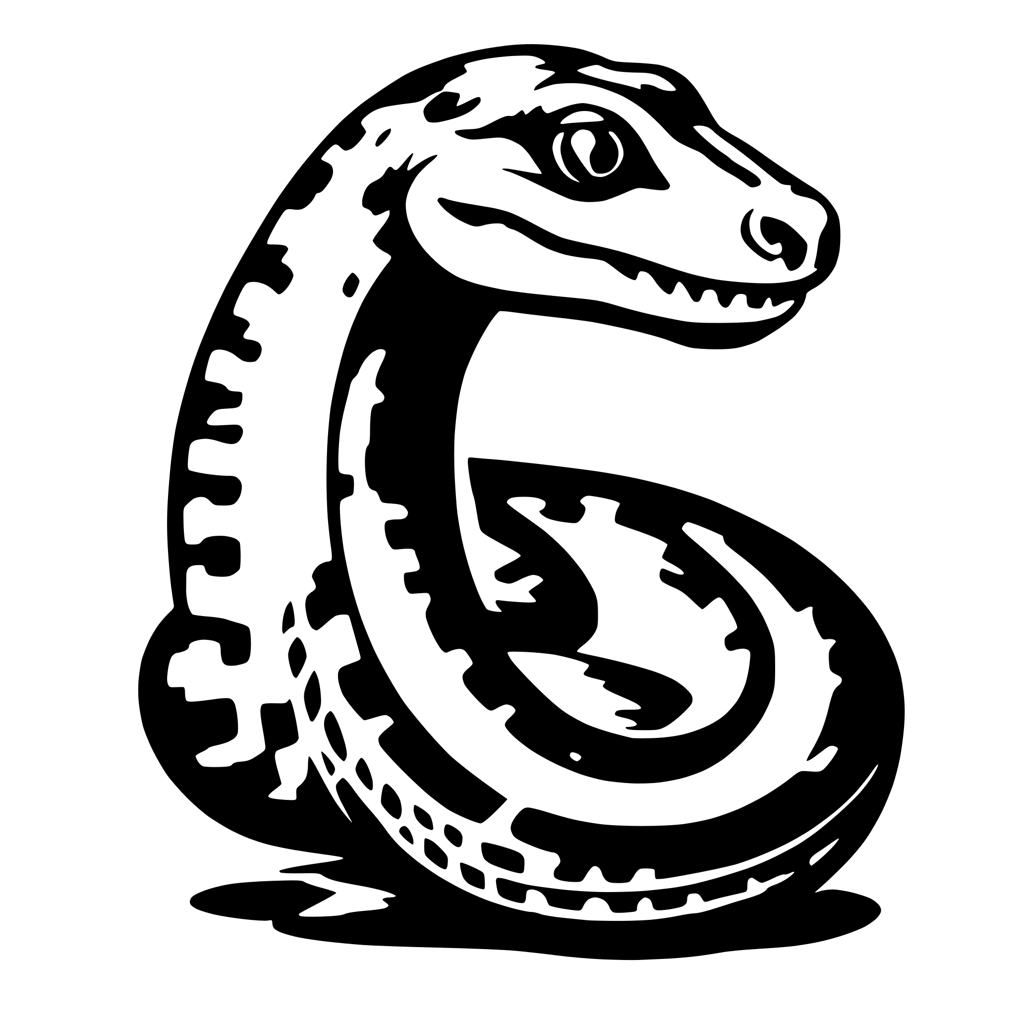 AI-generated SVG of 'Python'