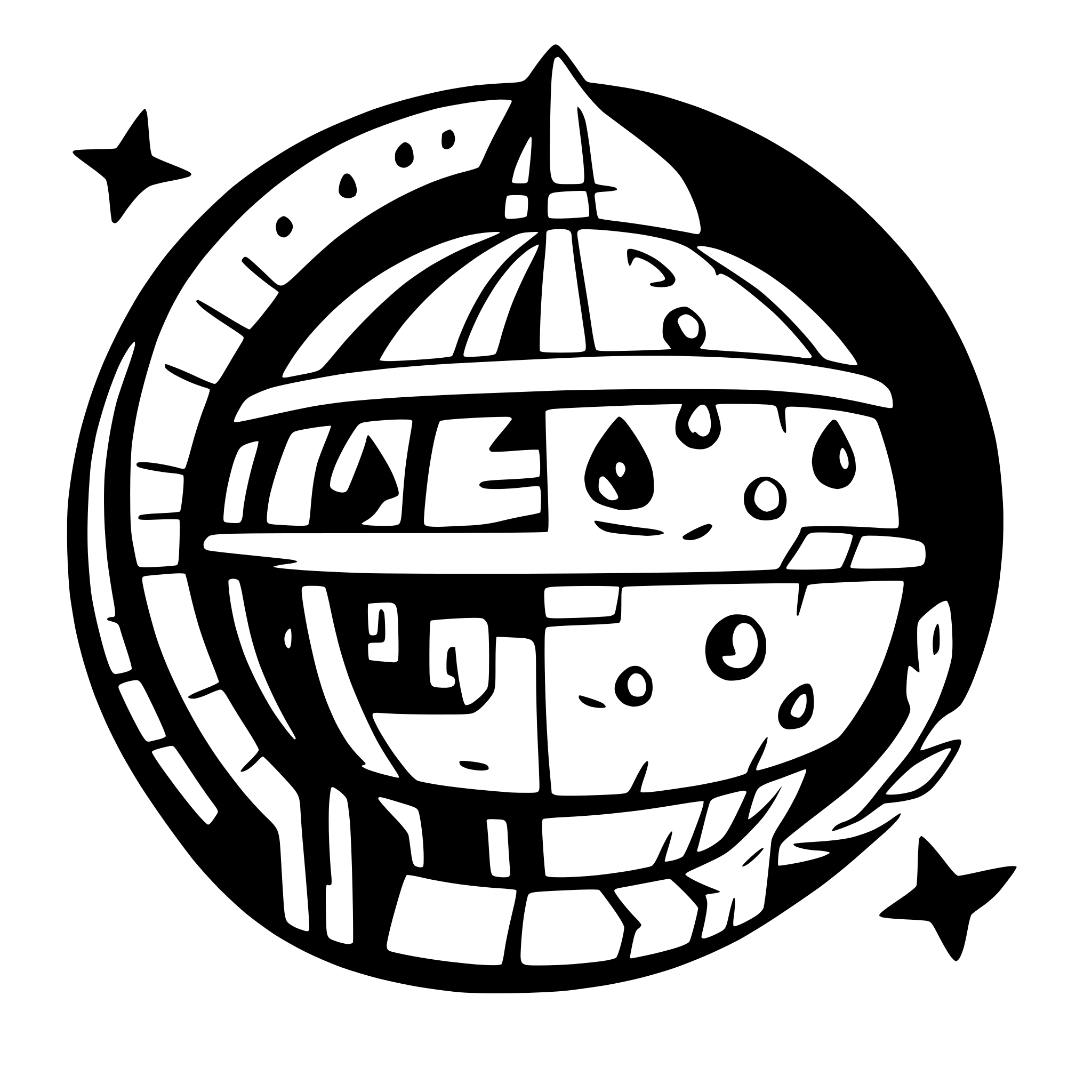 AI-generated SVG of a medieval spacehip