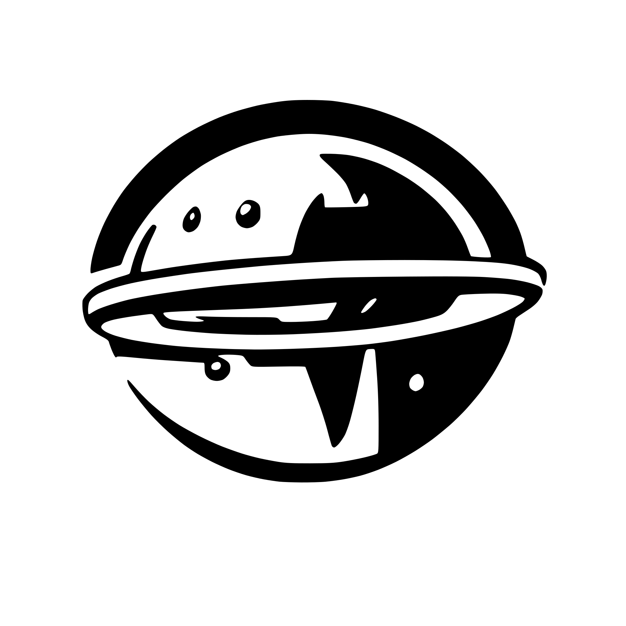AI-generated SVG of 'UFO'