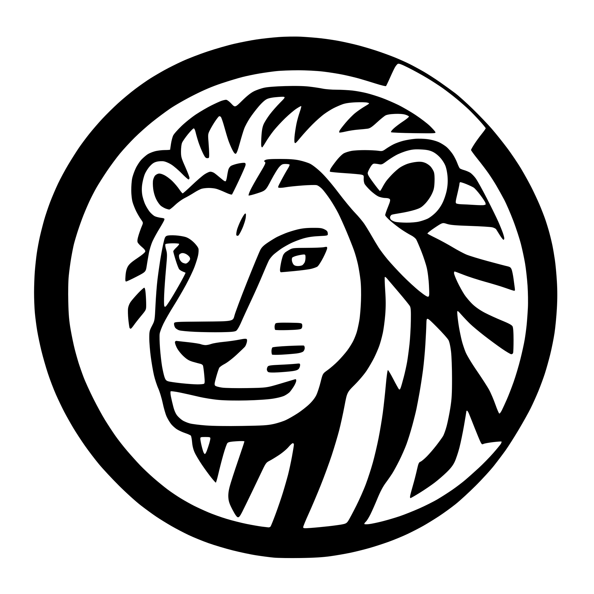 AI-generated SVG of 'make image of a lion'