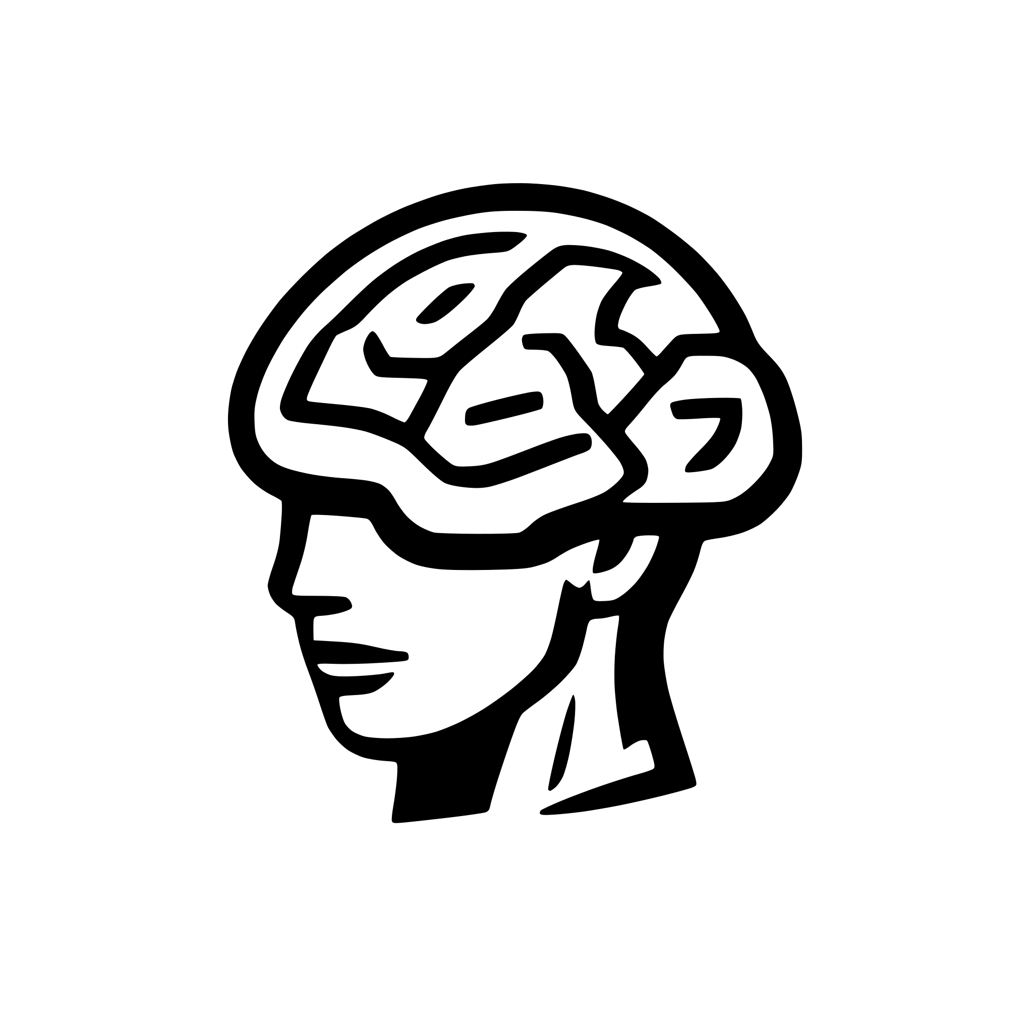 AI-generated SVG of a Brain icon