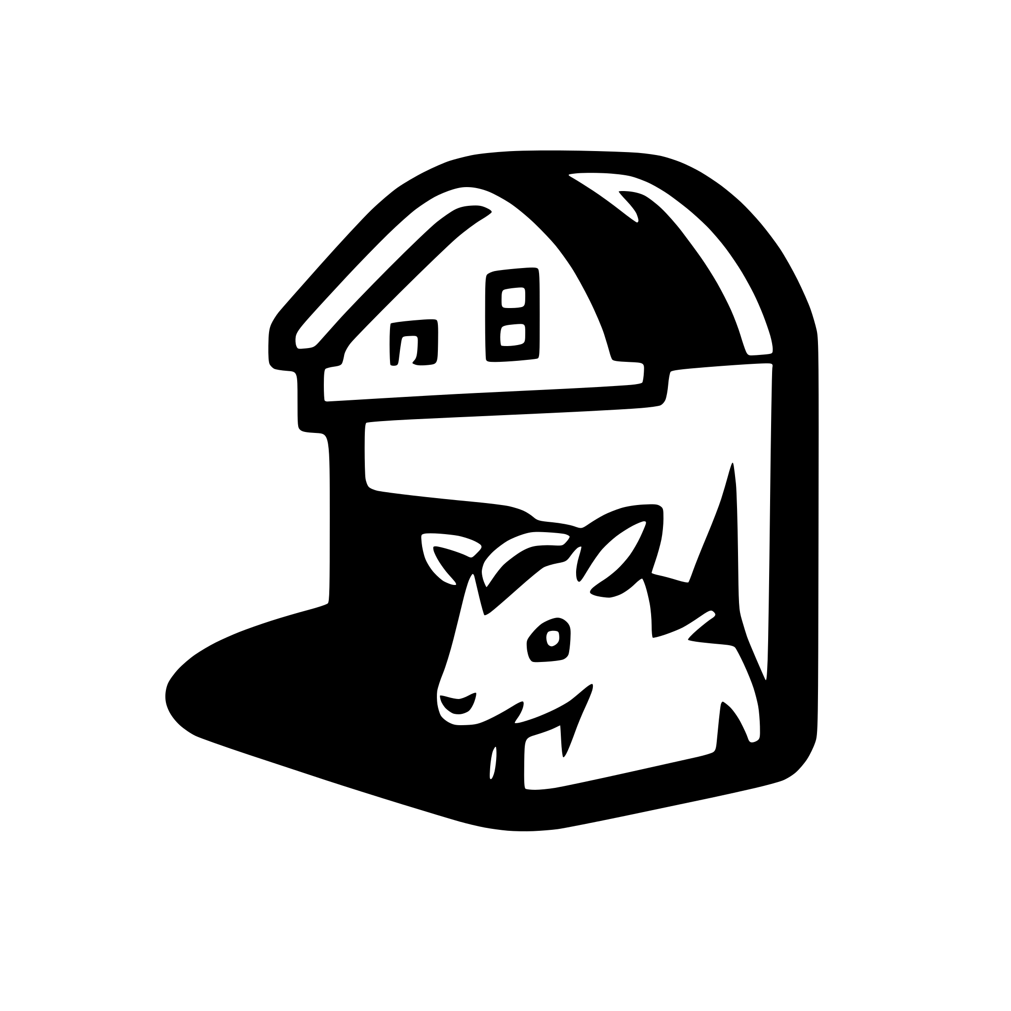 AI-generated SVG of a square farmyard icon