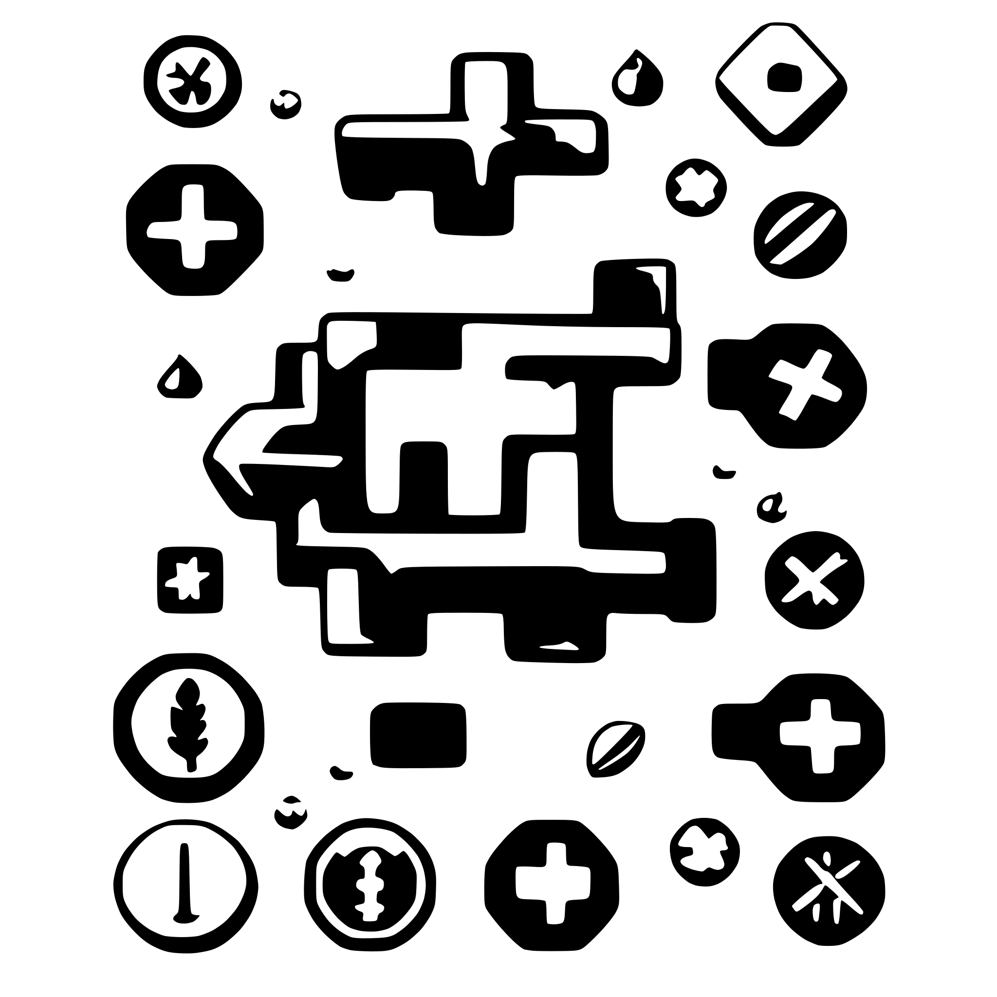 AI-generated SVG of 'medicial pattern'