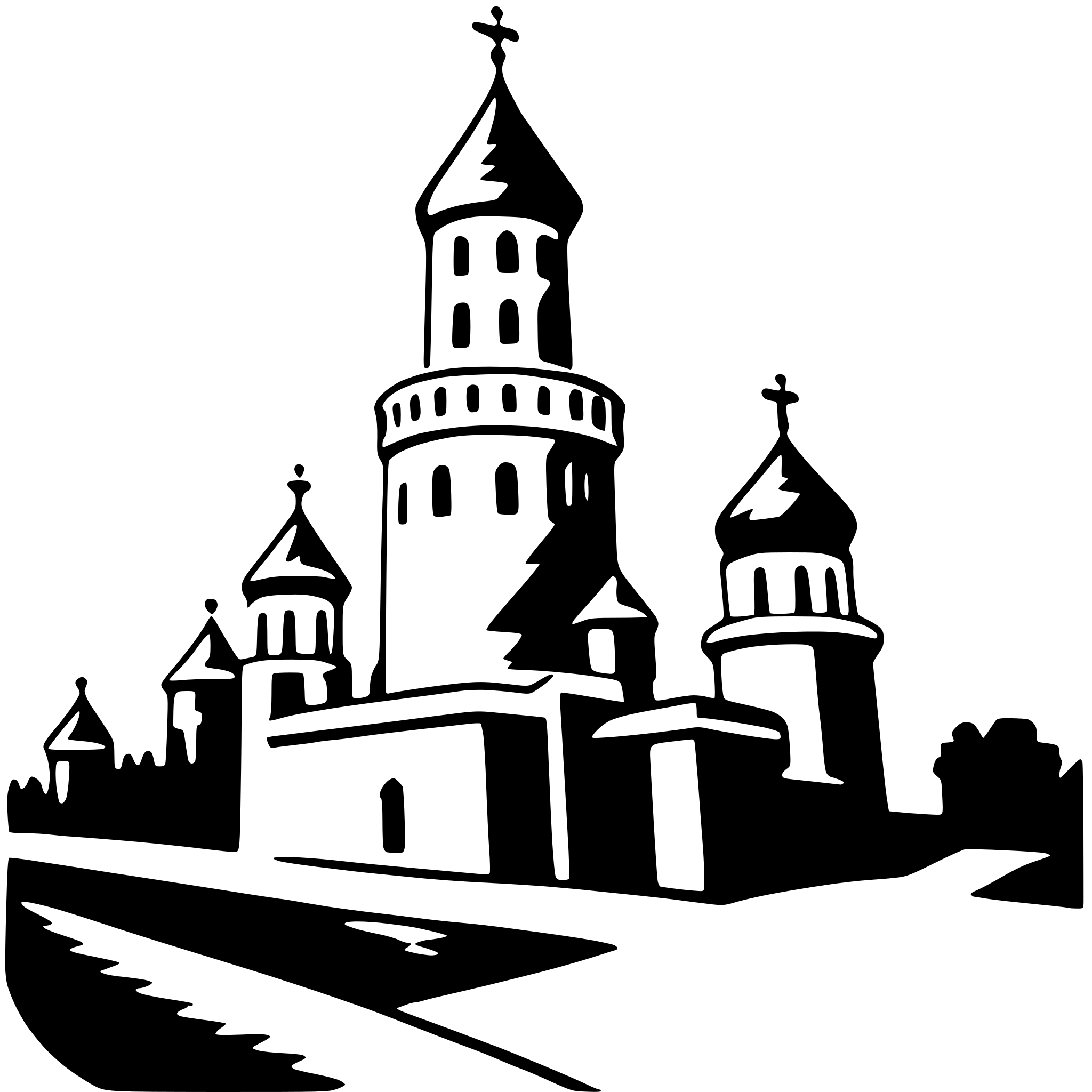 AI-generated SVG of a kremlin