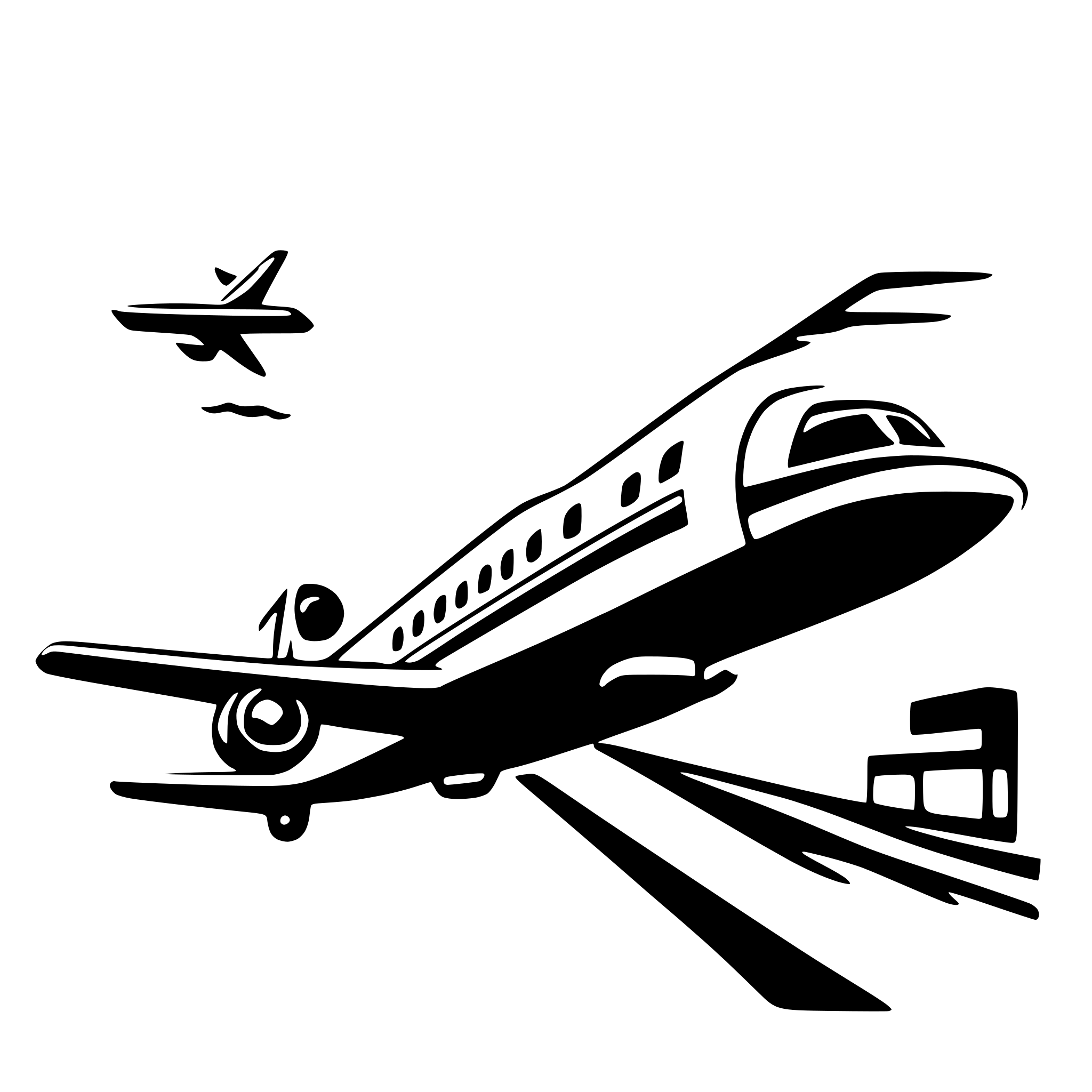 AI-generated SVG of a airline flight profitability model