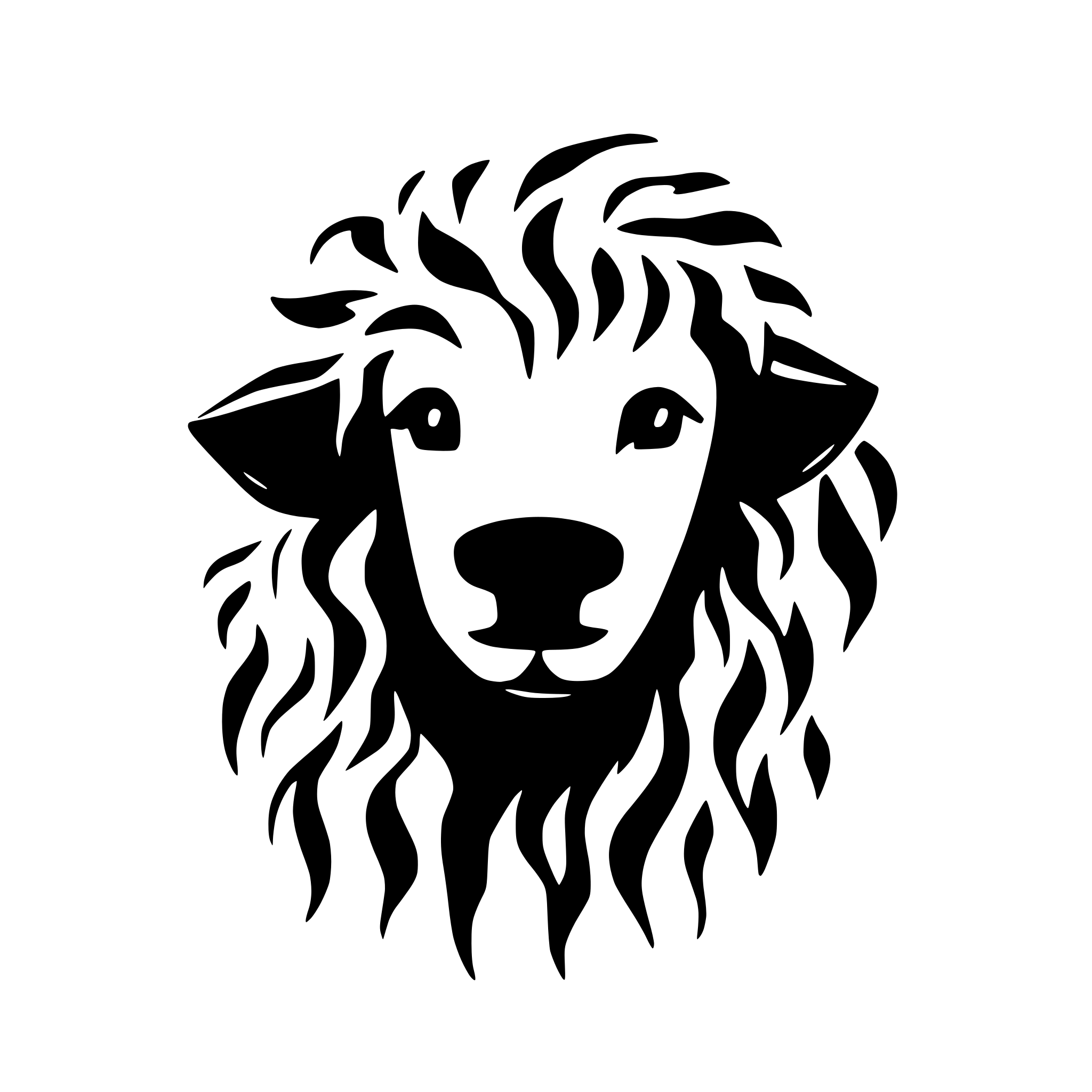 AI-generated SVG of a Hungarian sheep dog