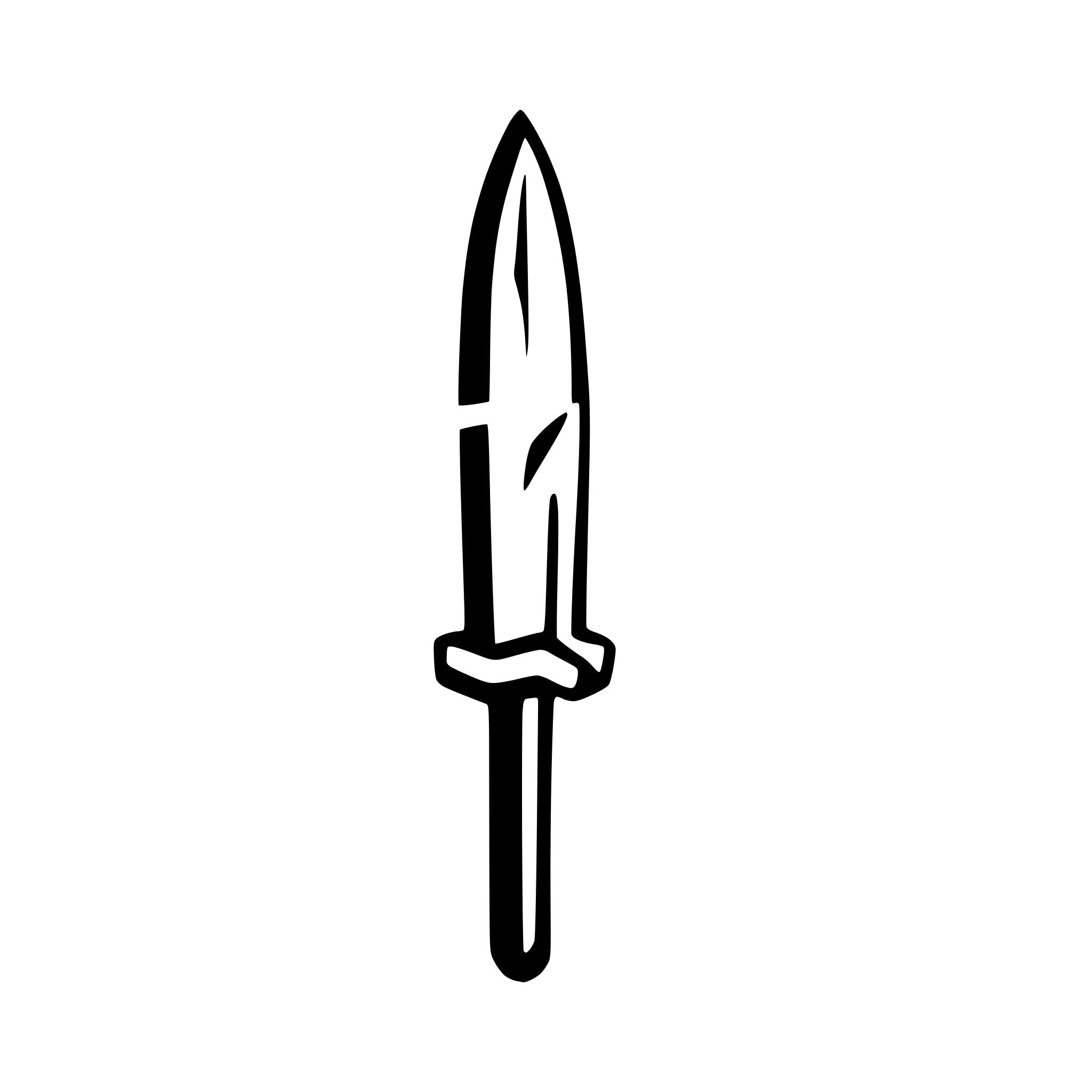 AI-generated SVG of 'jagged sword'
