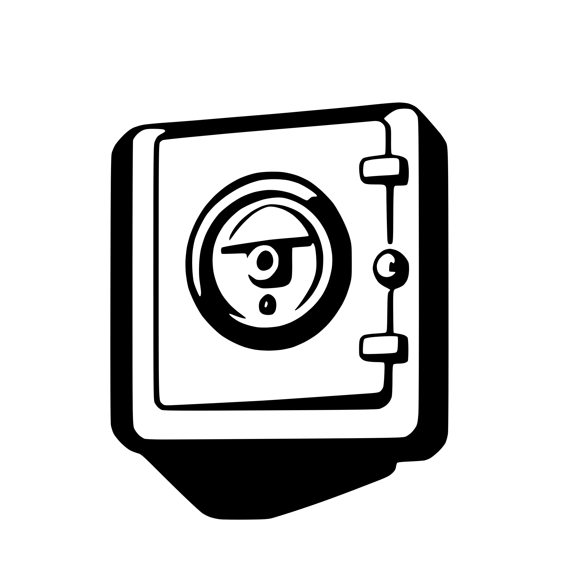 AI-generated SVG of a An artwork getting locked away in a safe