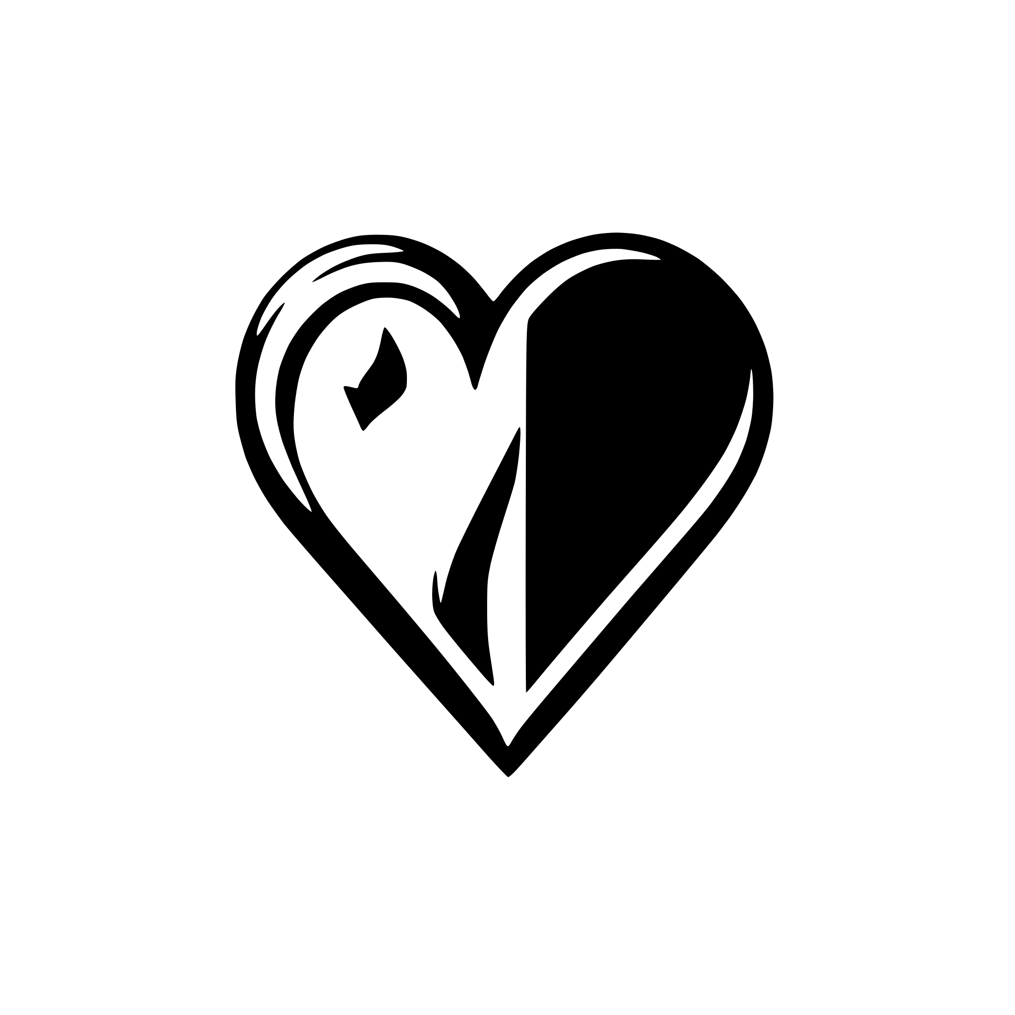 AI-generated SVG of a abstract heart with two halves