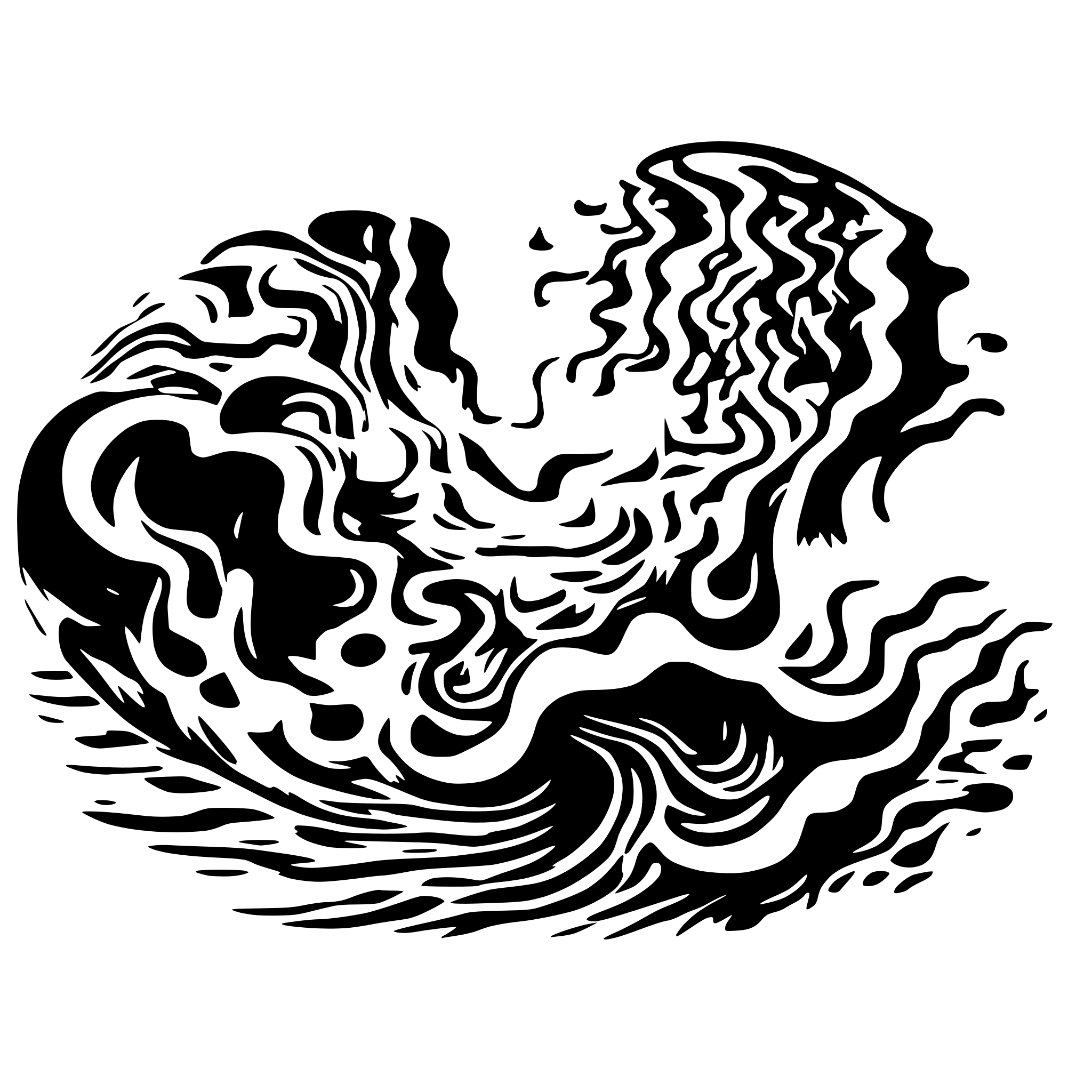 AI-generated SVG of 'acoustic waves'