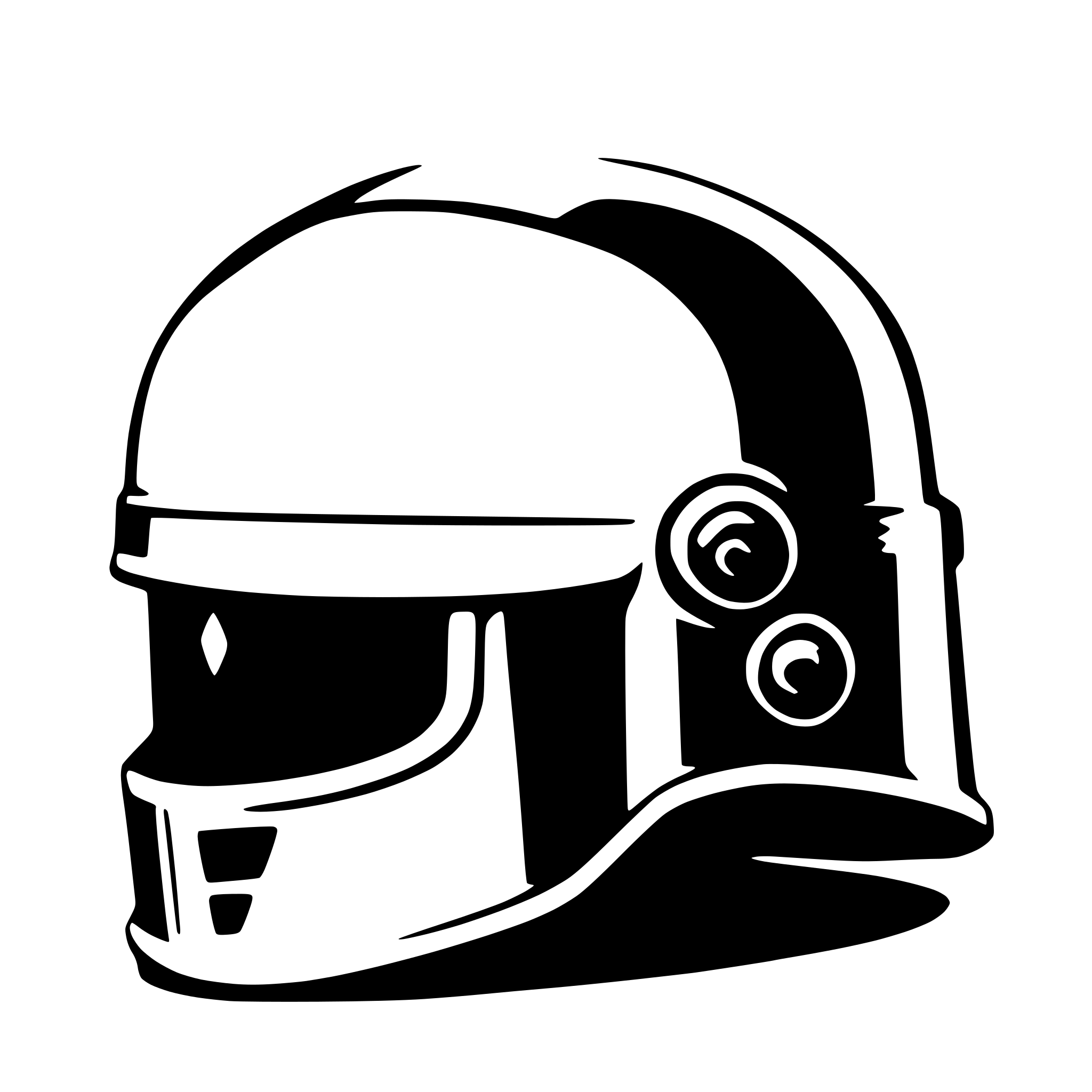 AI-generated SVG of a helmet