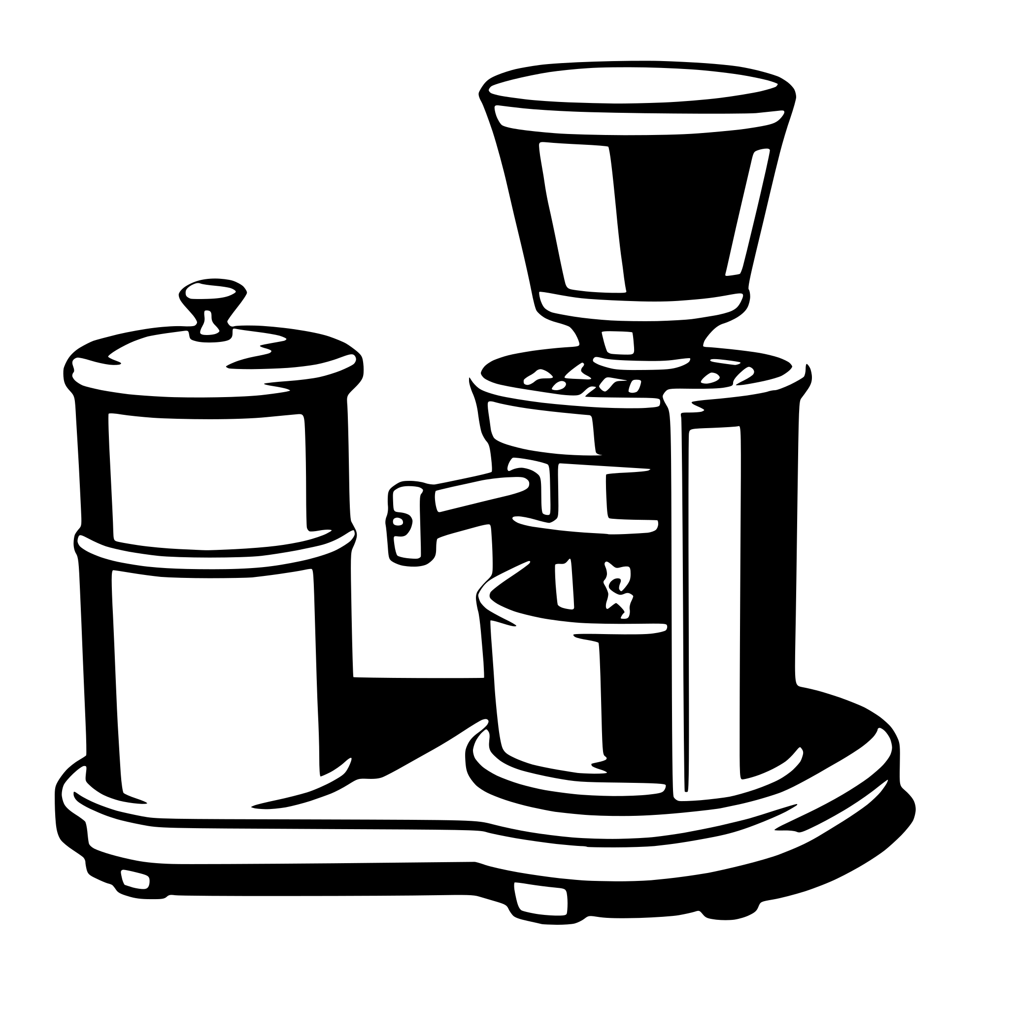 AI-generated SVG of 'coffee maker'