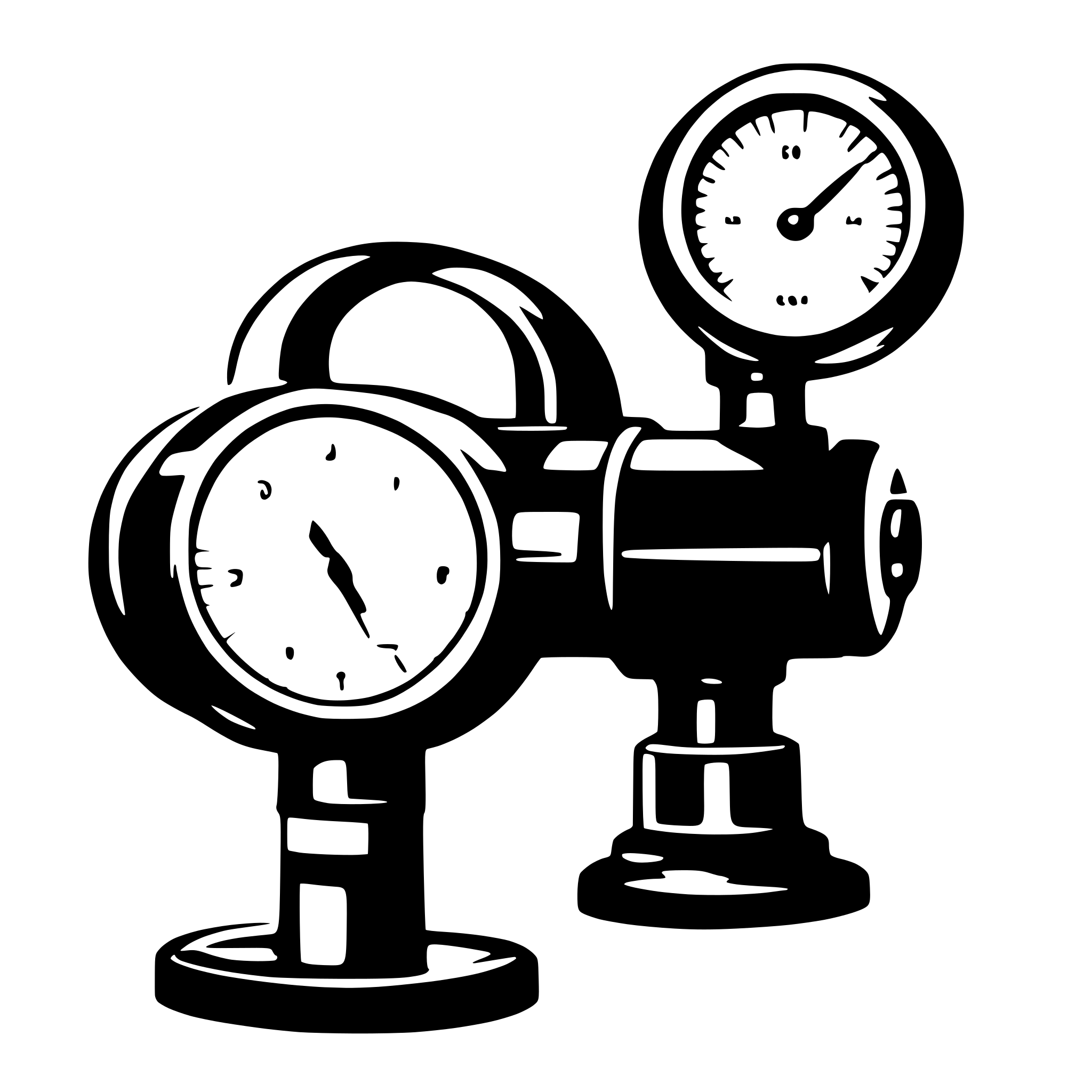 AI-generated SVG of 'pressure oscilation'
