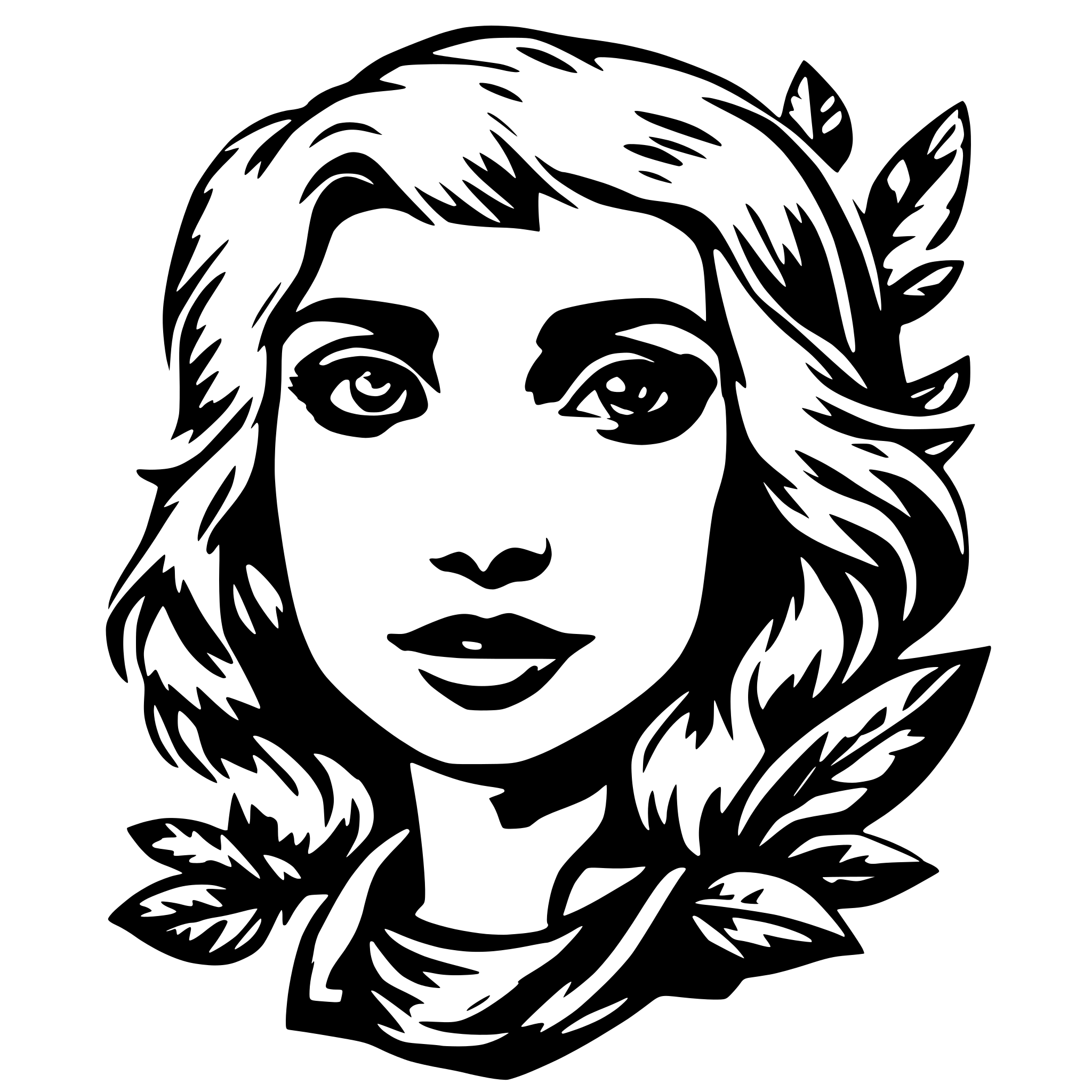 AI-generated SVG of 'falka'