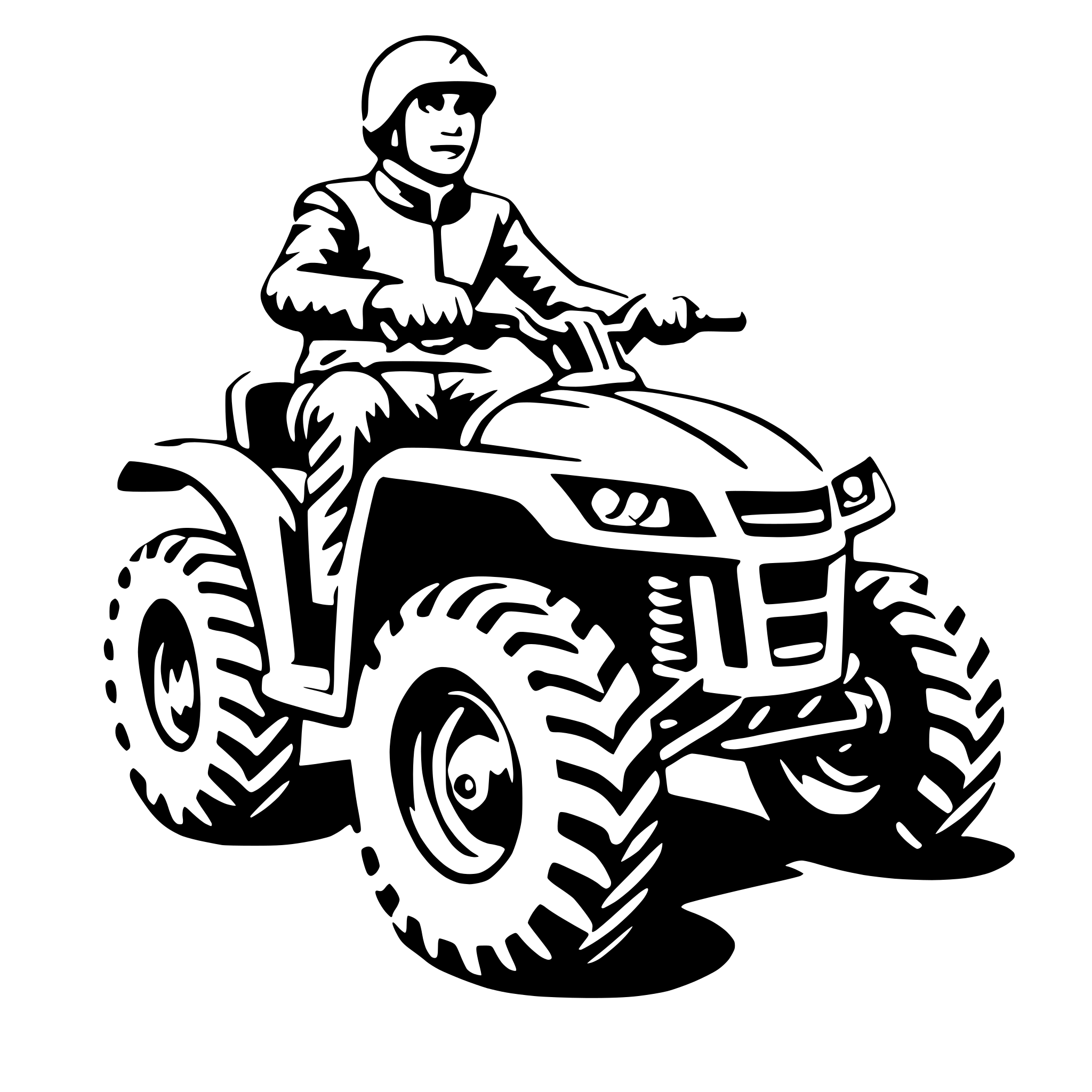 AI-generated SVG of 'all-terrain vehicle (atv)'