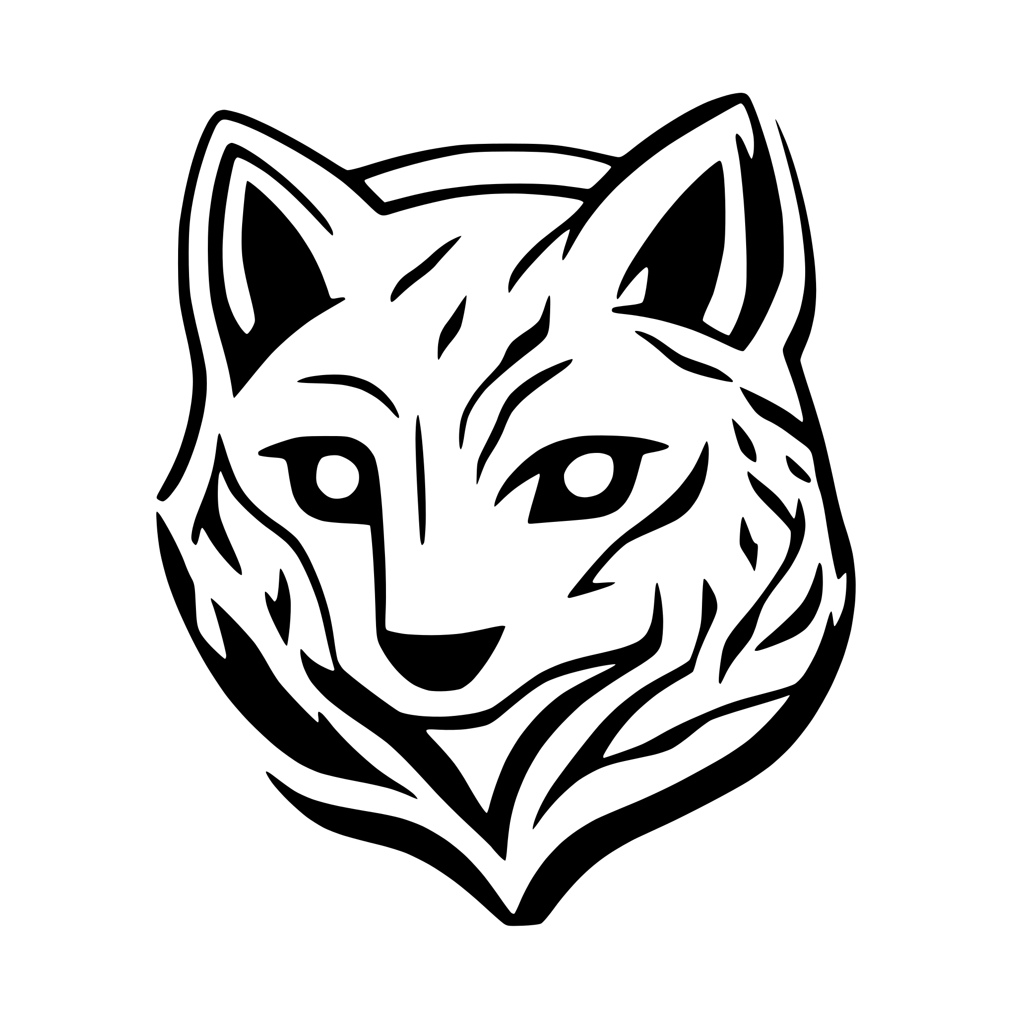AI-generated SVG of 'make image of a fox'