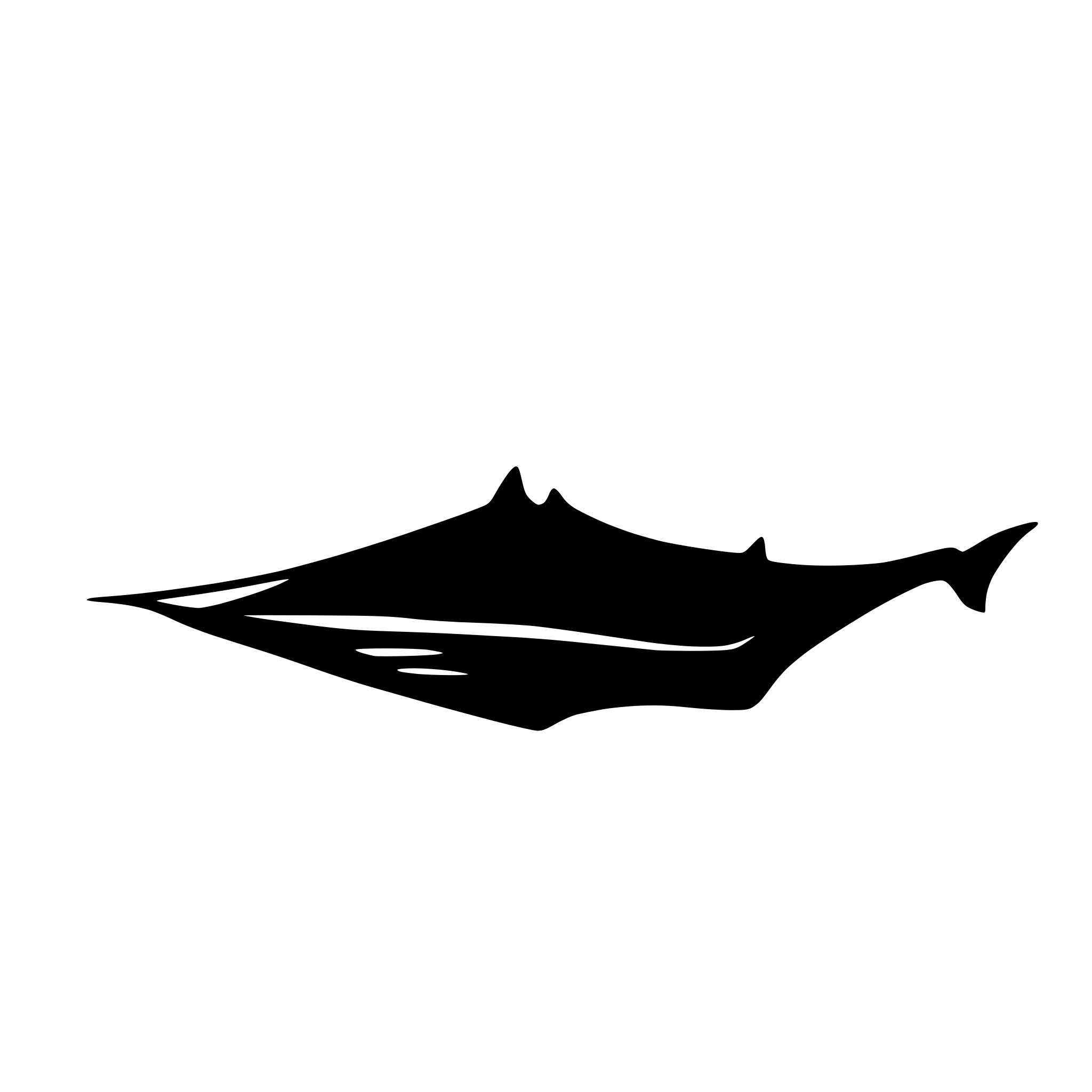 AI-generated SVG of a Manta Ray