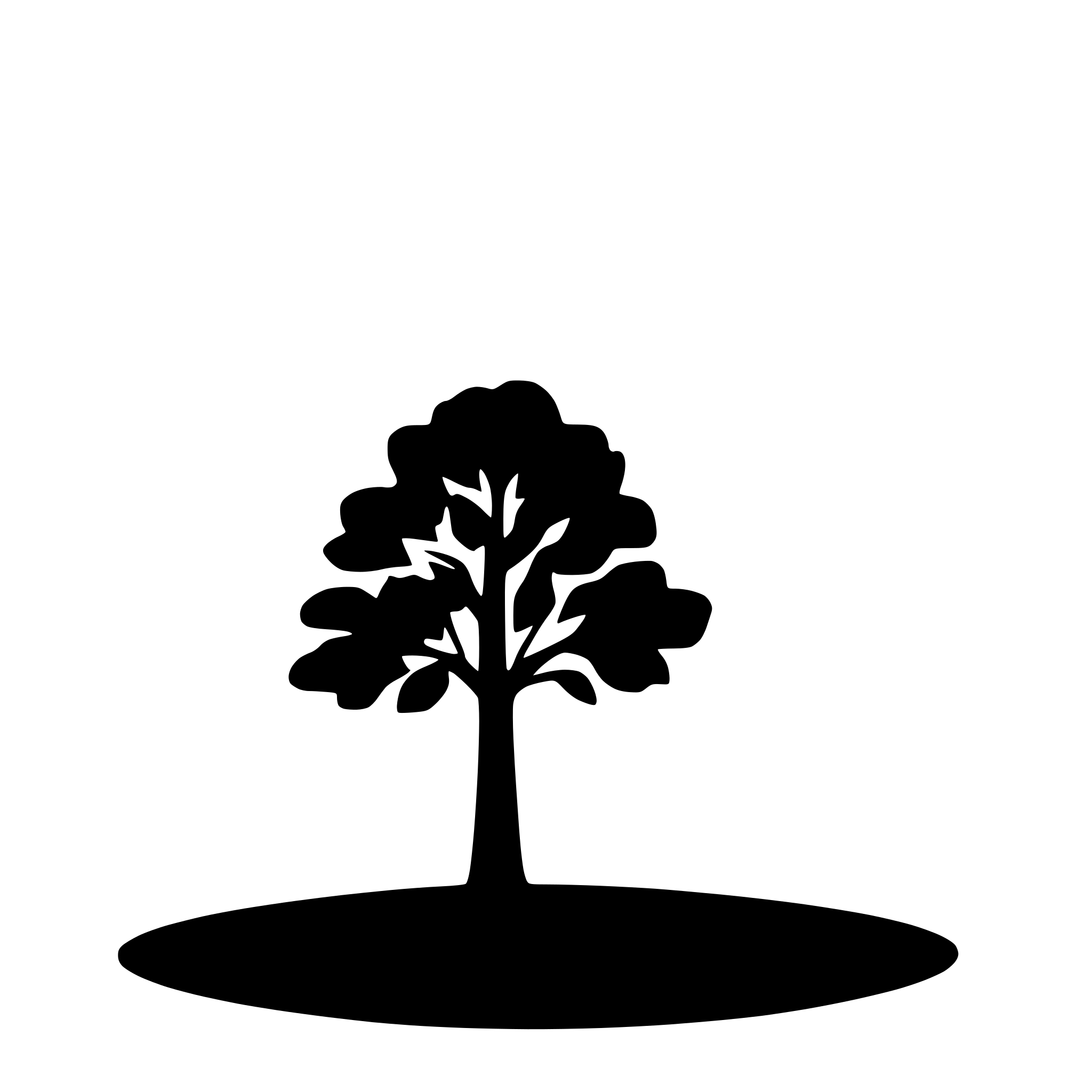 AI-generated SVG of a silhouette of trees