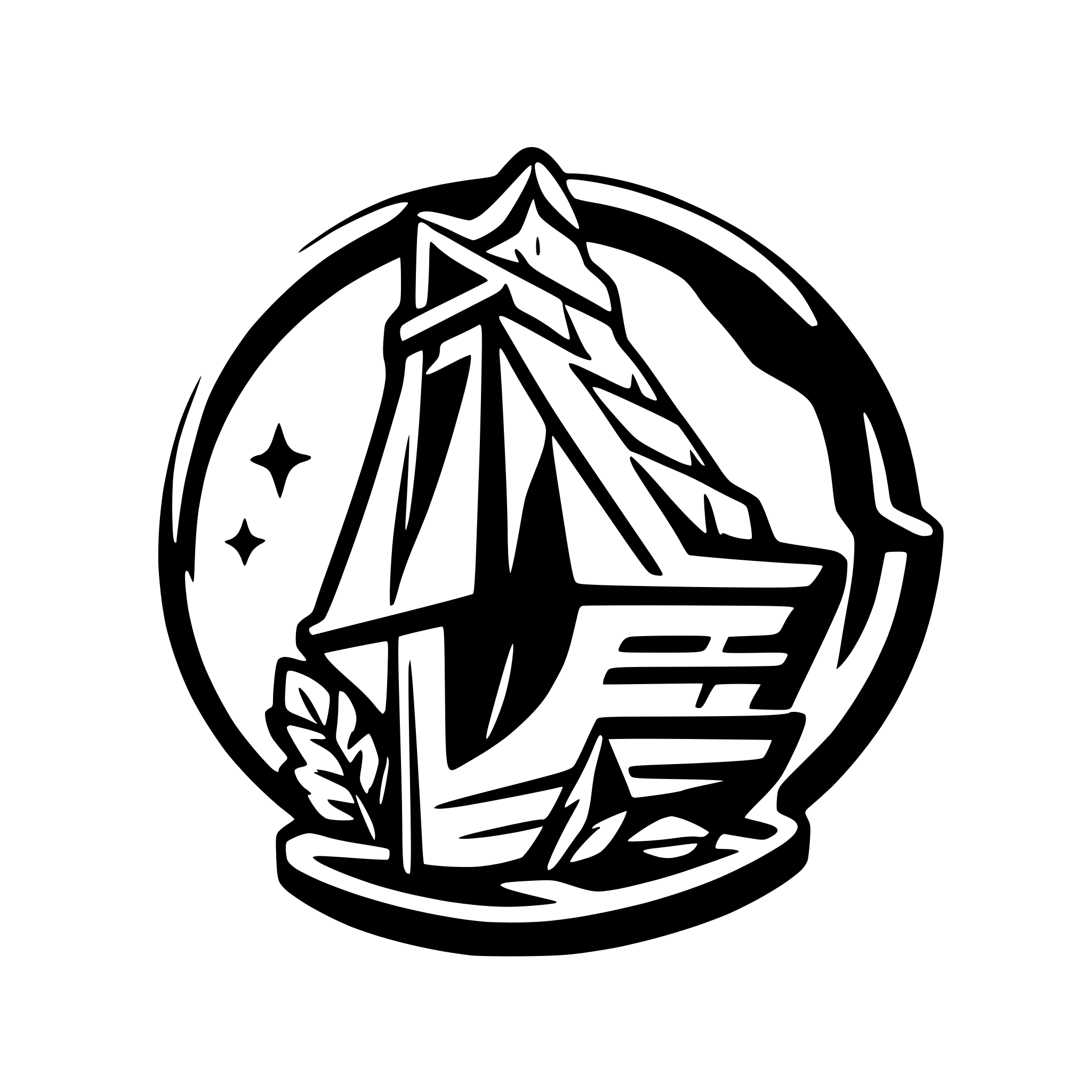 AI-generated SVG of a ark forge labs