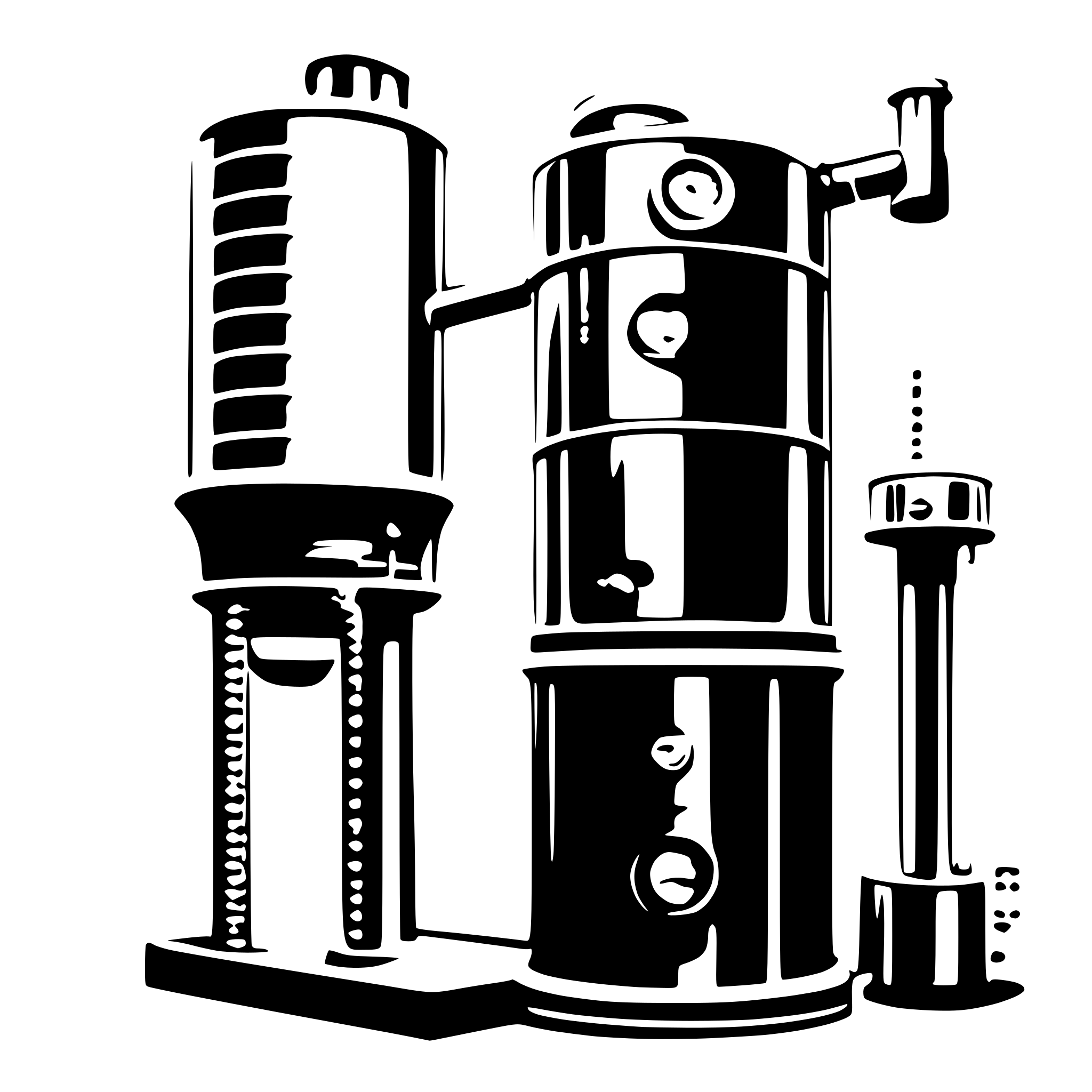 AI-generated SVG of 'Heizungsschema mit Pelletkessel und Warmwasserboiler'