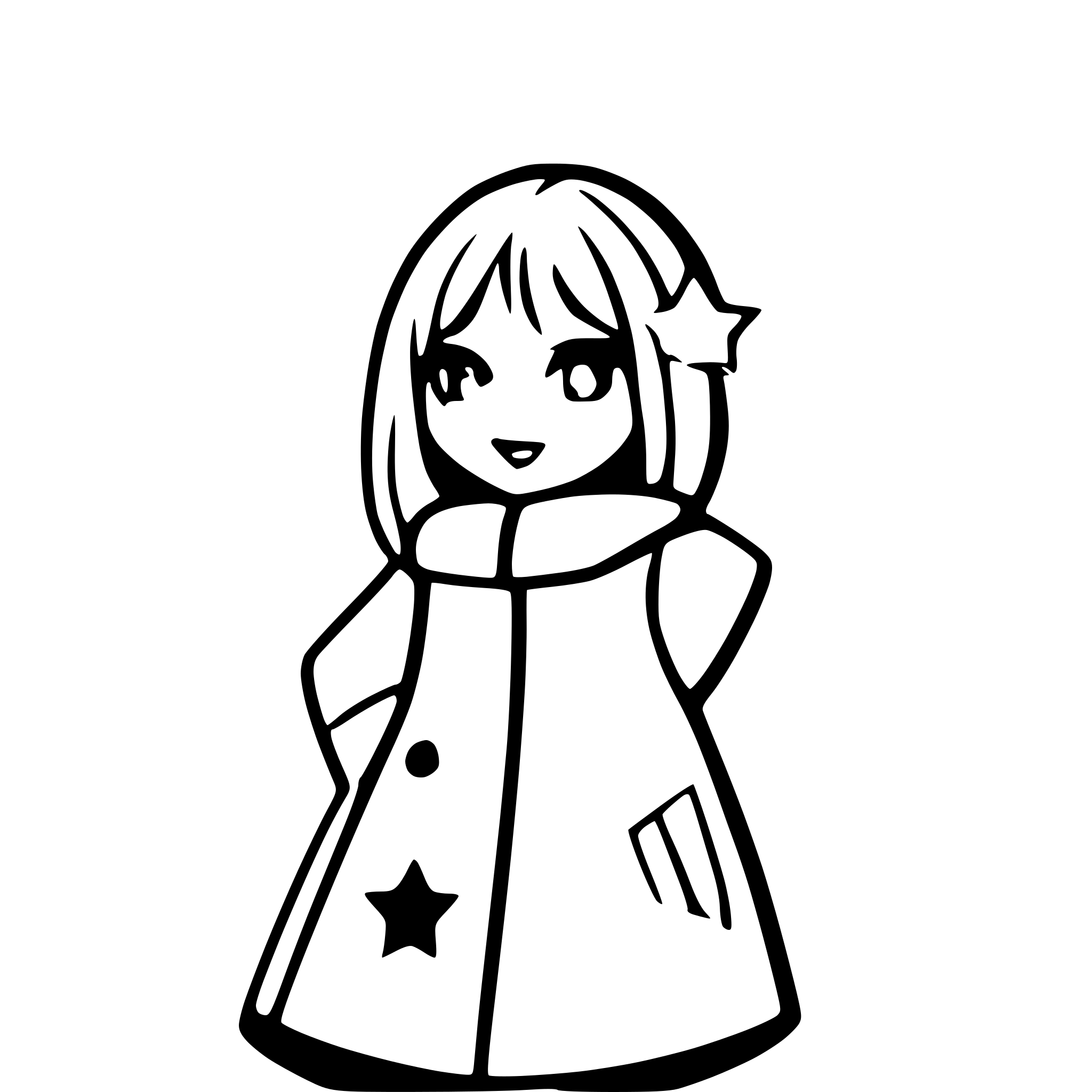 AI-generated SVG of a star
