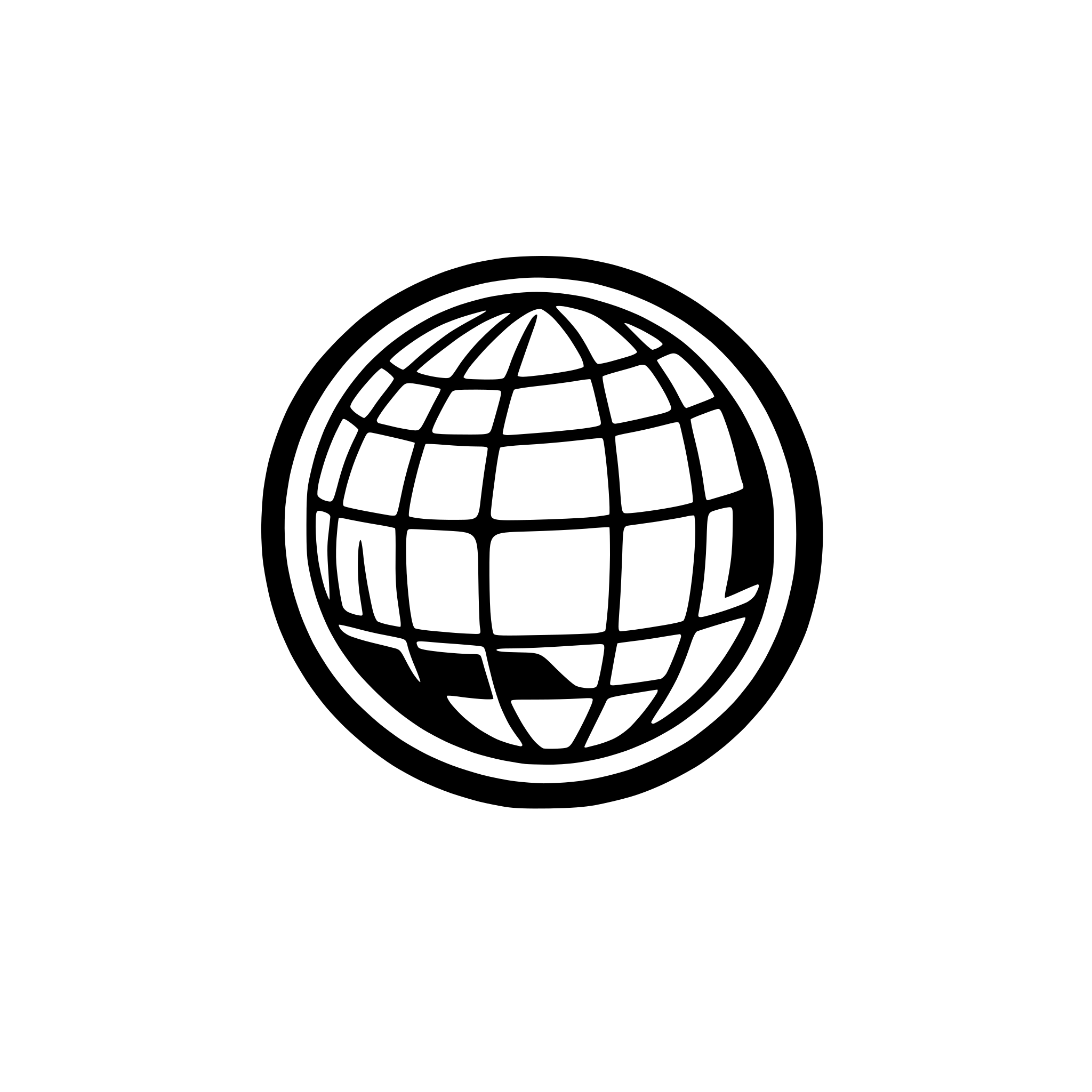 AI-generated SVG of a stylized globe with grid lines