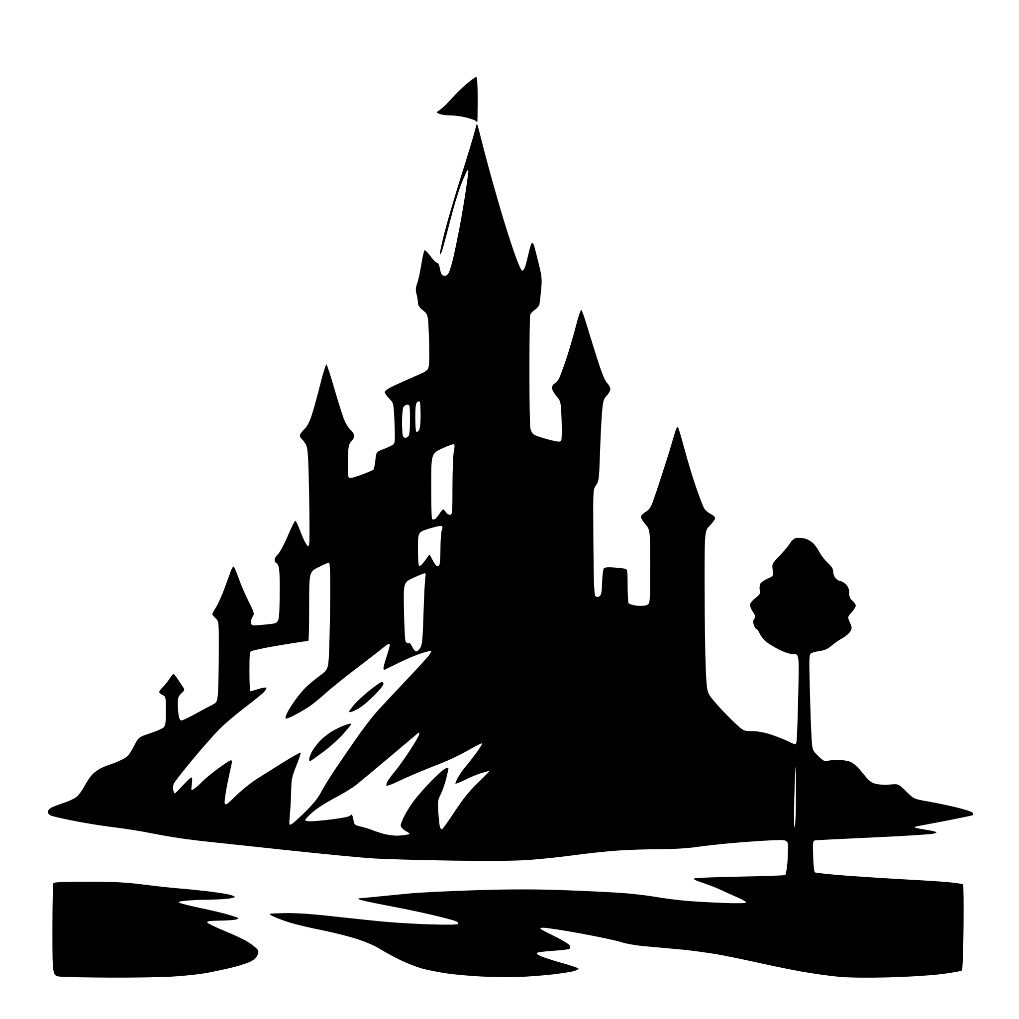 AI-generated SVG of a castle silhouette