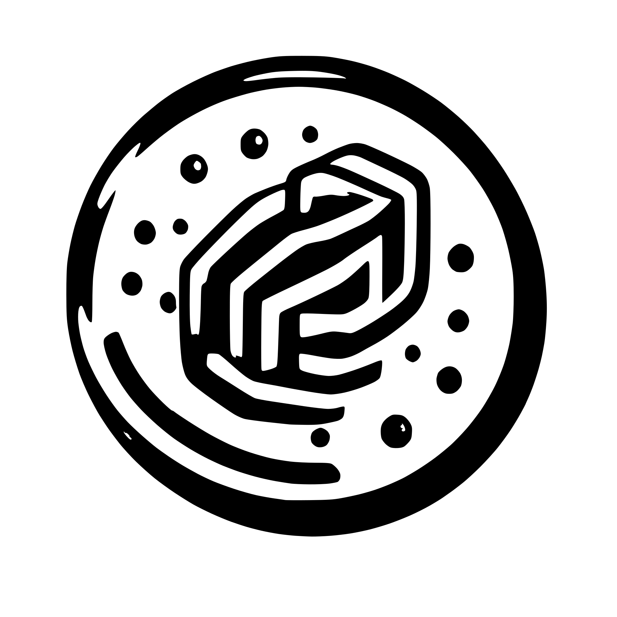 AI-generated SVG of a Logo for a decentralized marketplace named "GOING", bold modern typography with electric blue to purple neon gradient, only letter "O" in the word made of connected network nodes, dark cosmic background with glowing particles, high-tech blockchain