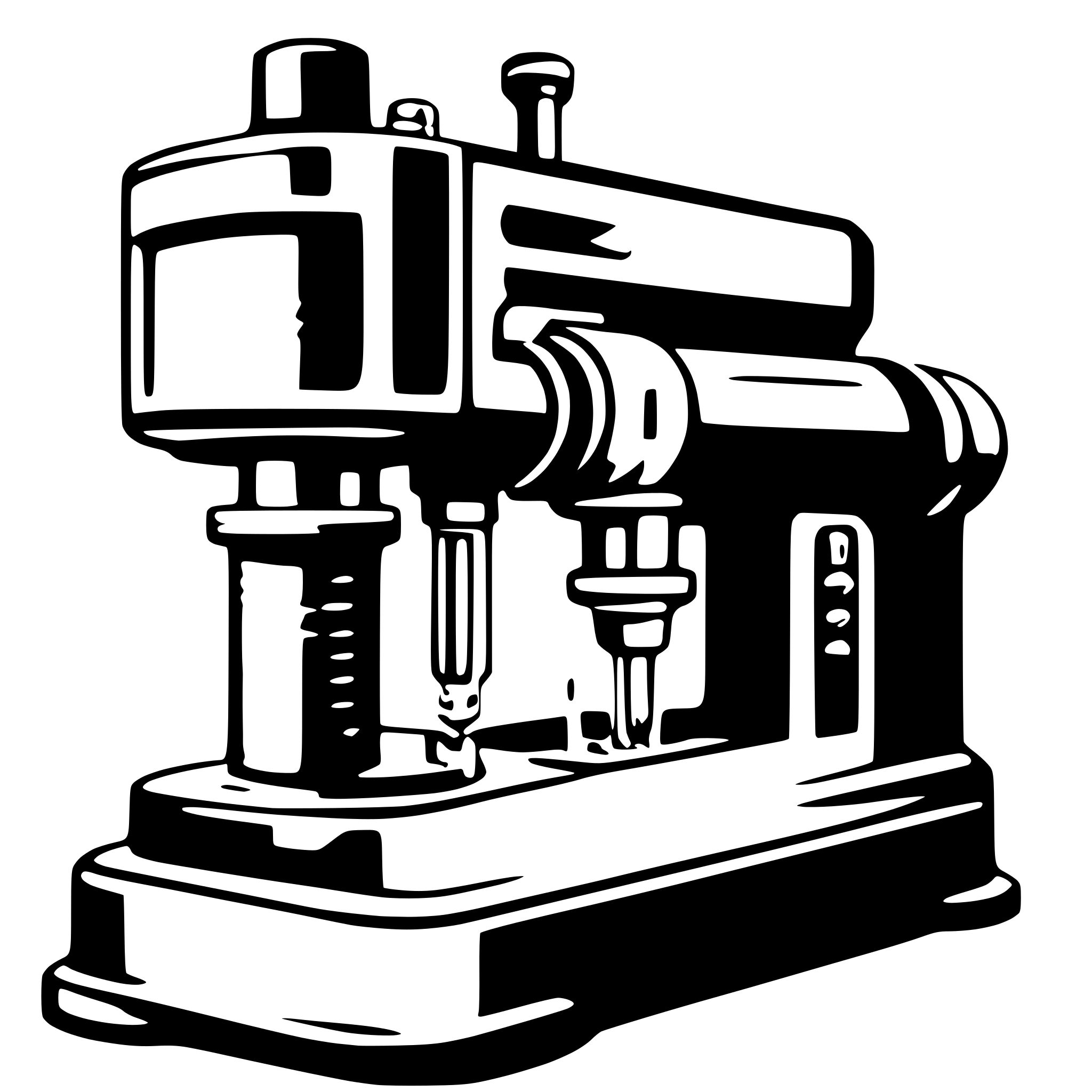 AI-generated SVG of 'machine injection'