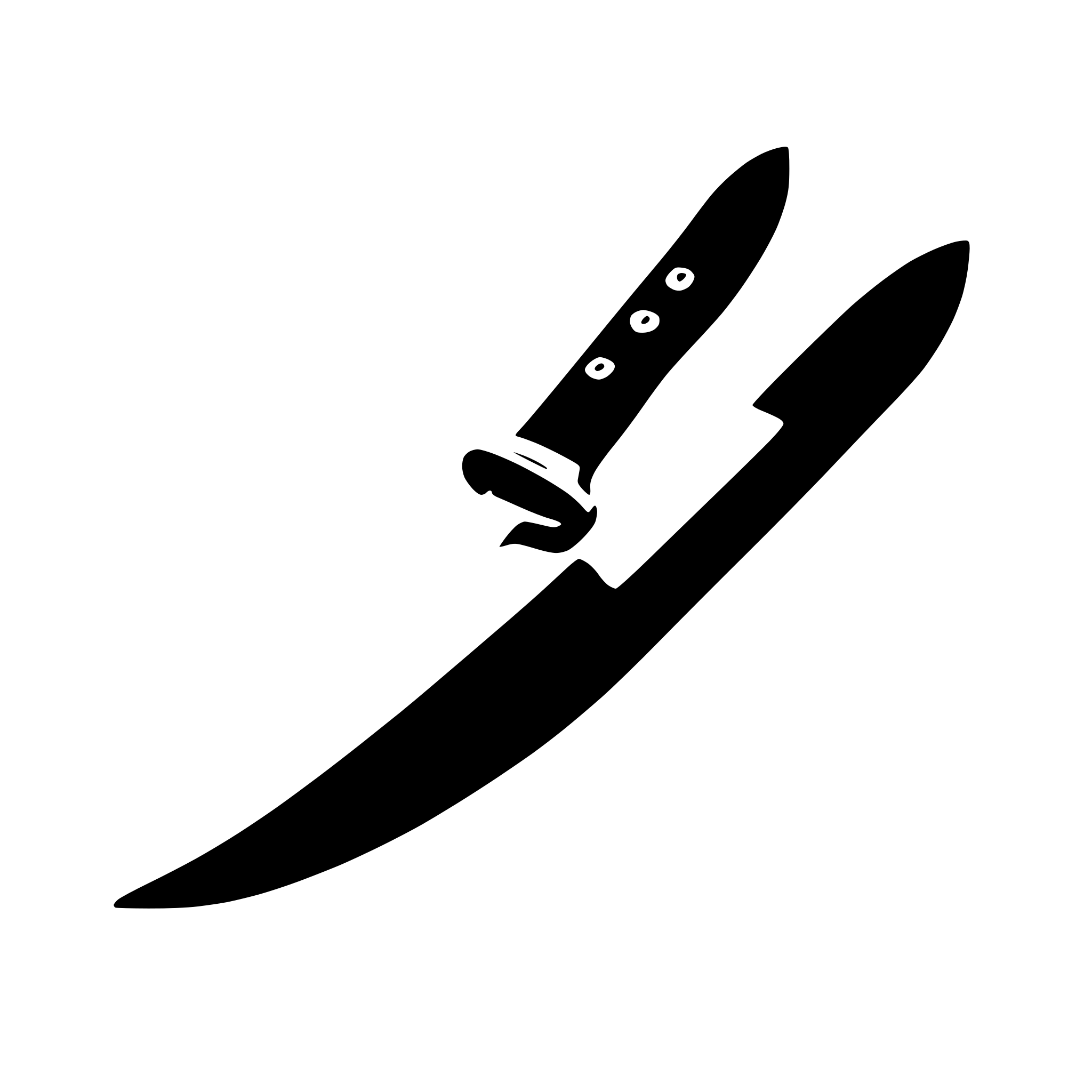 AI-generated SVG of a kitchen knife