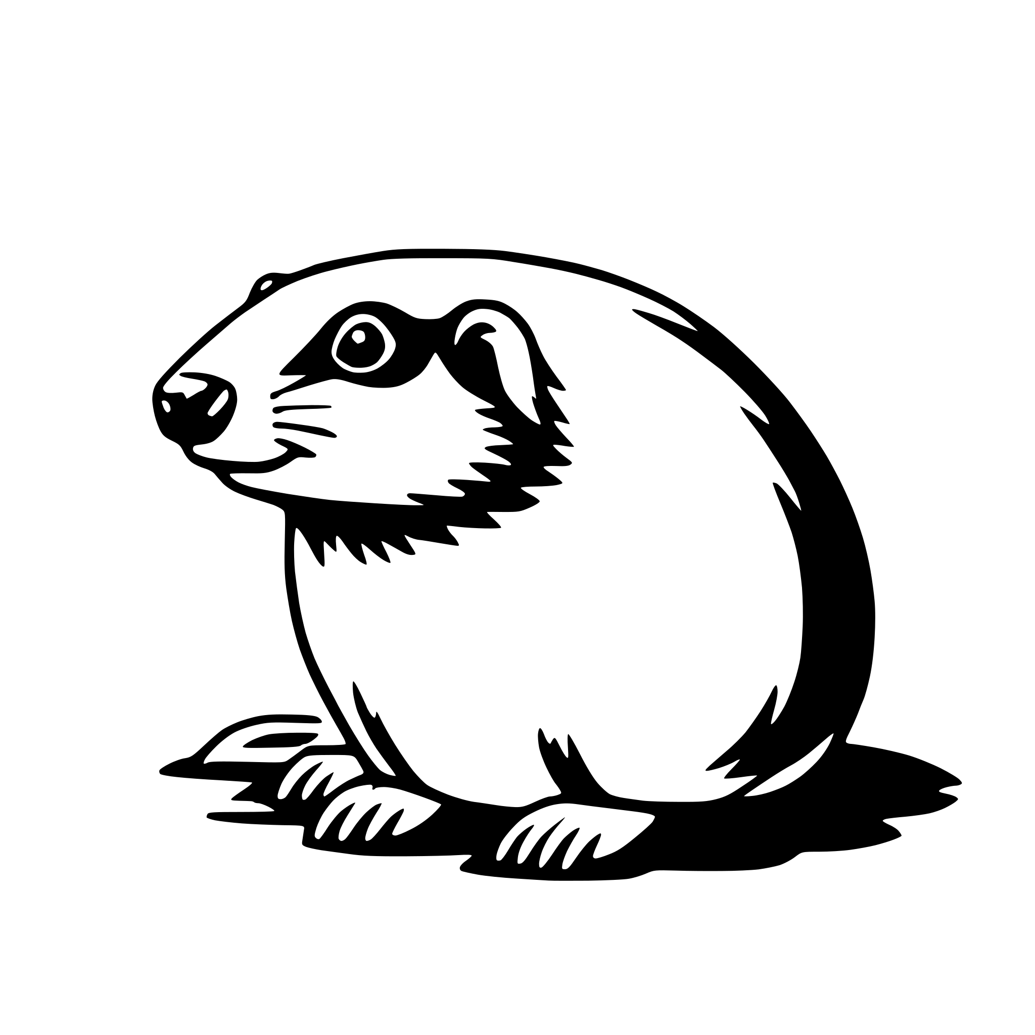 AI-generated SVG of 'lemming'