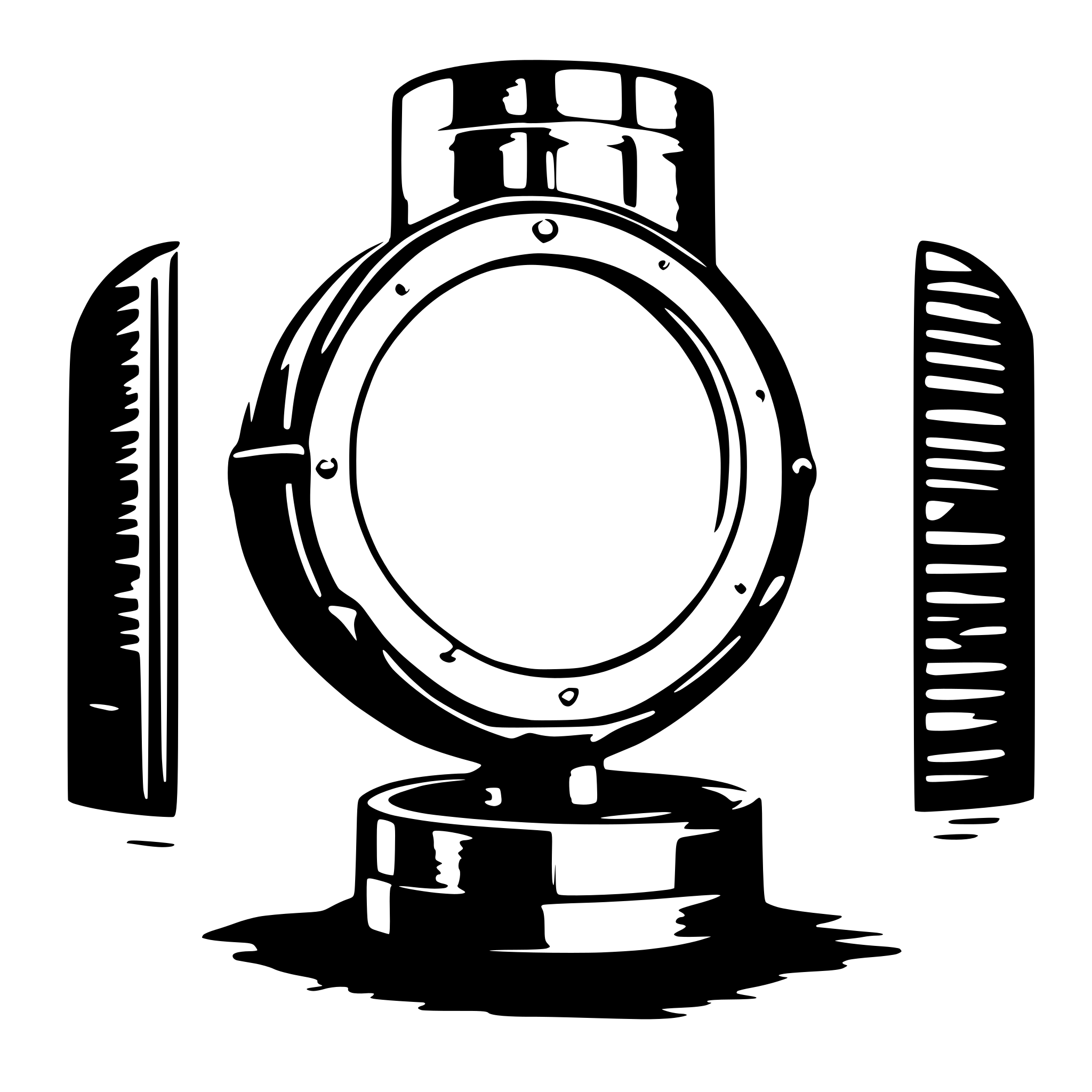 AI-generated SVG of a Lighting formatted in a ring