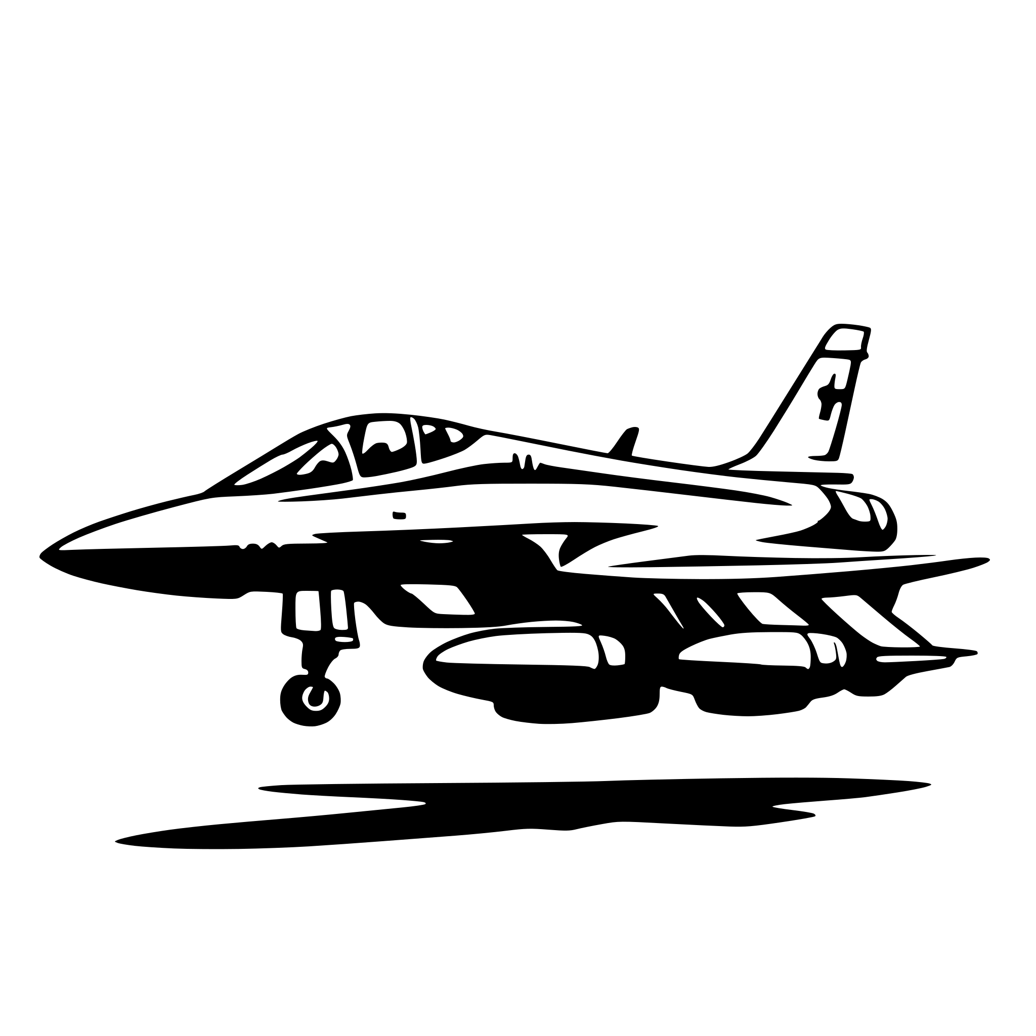 AI-generated SVG of 'fighter jet 2D'