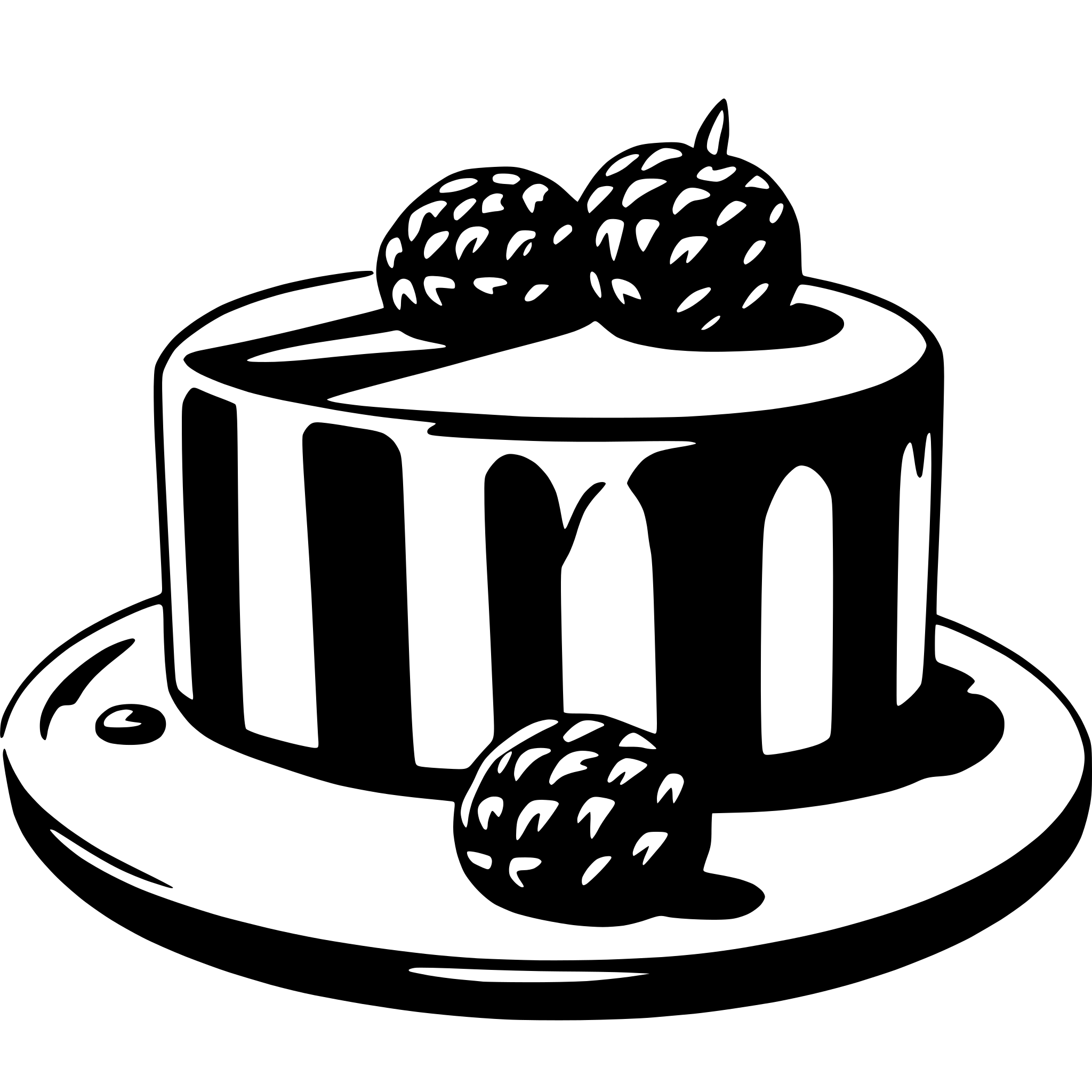 AI-generated SVG of a dessert