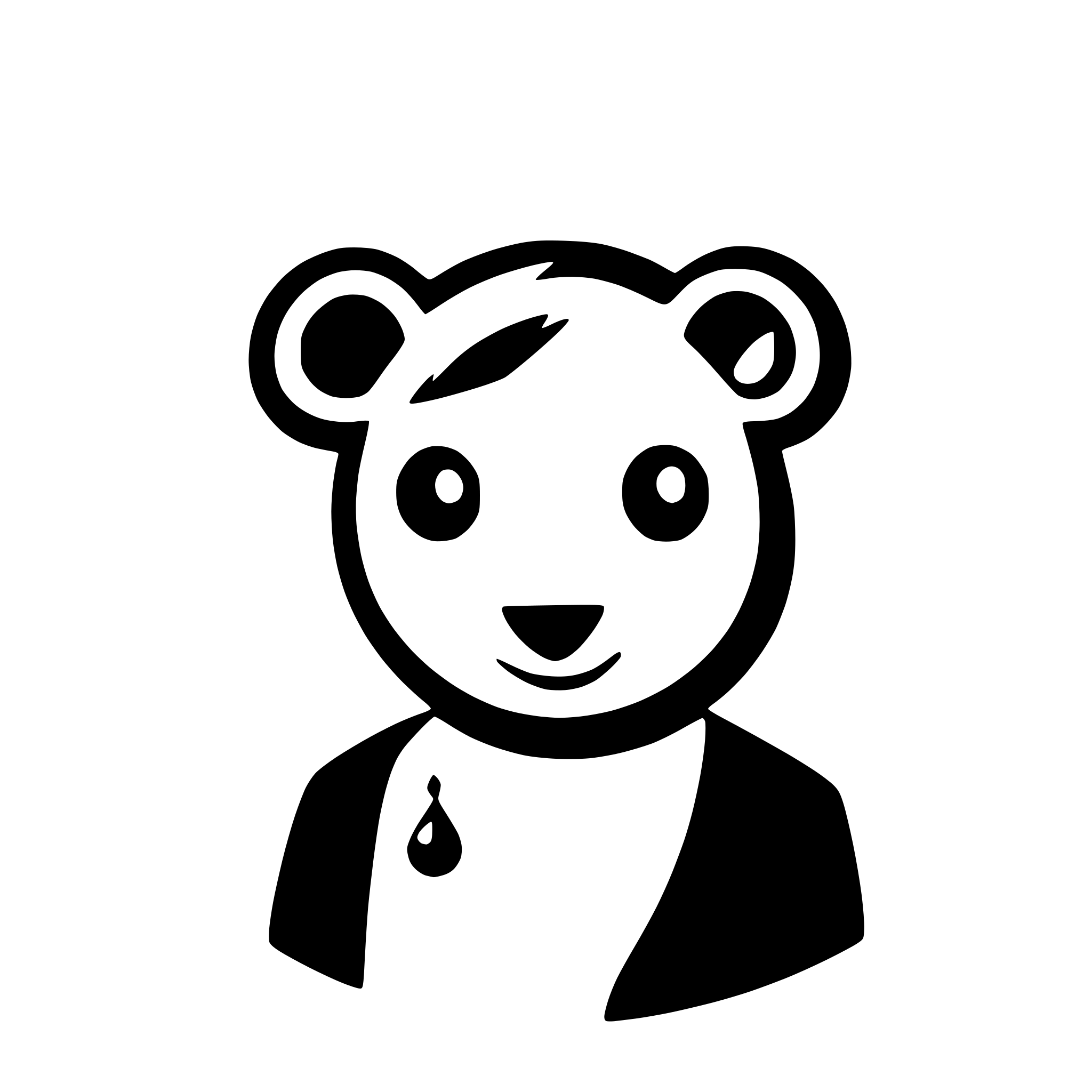 AI-generated SVG of a mix with rat face and ai Sparkles