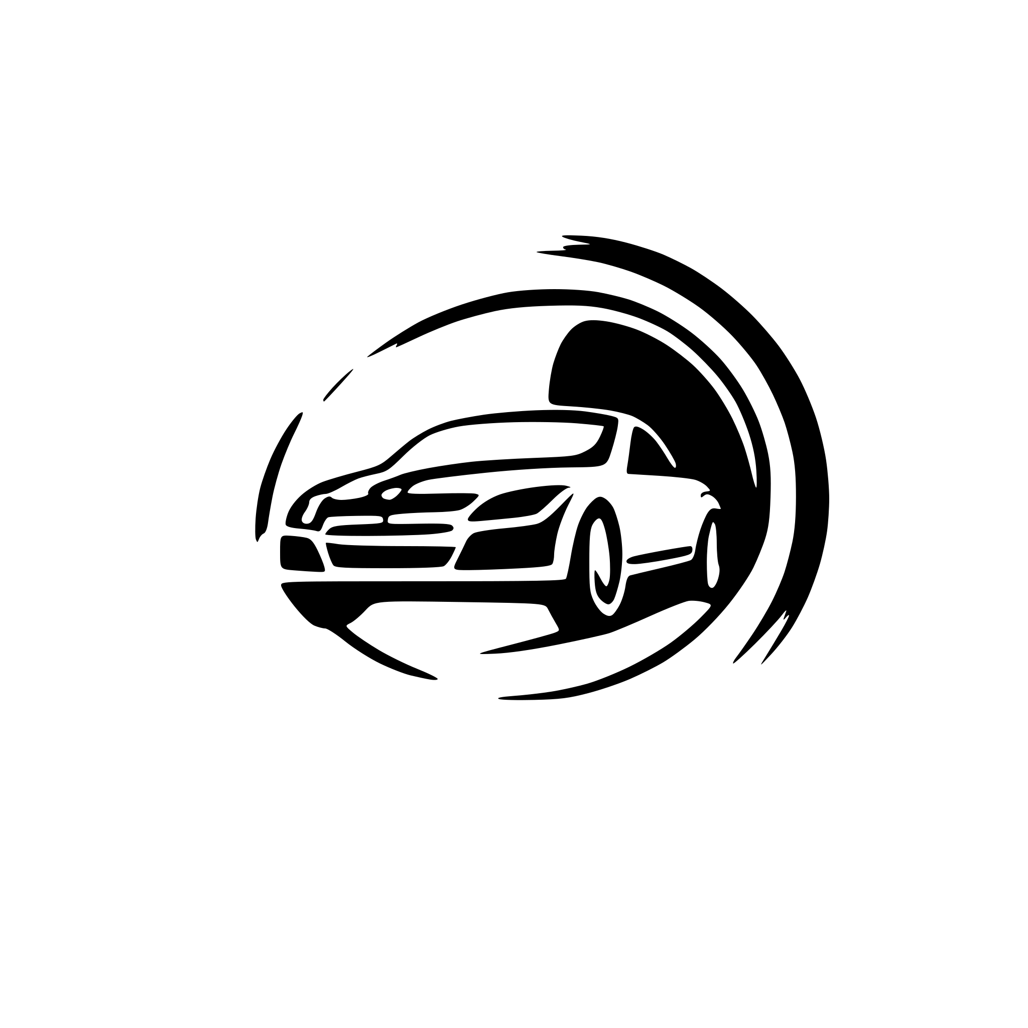 AI-generated SVG of 'BMW in circle'