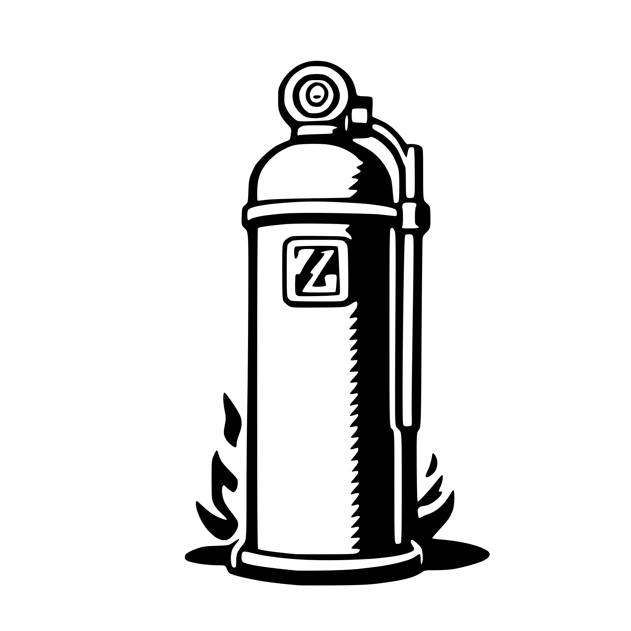 AI-generated SVG of a fire extinguisher