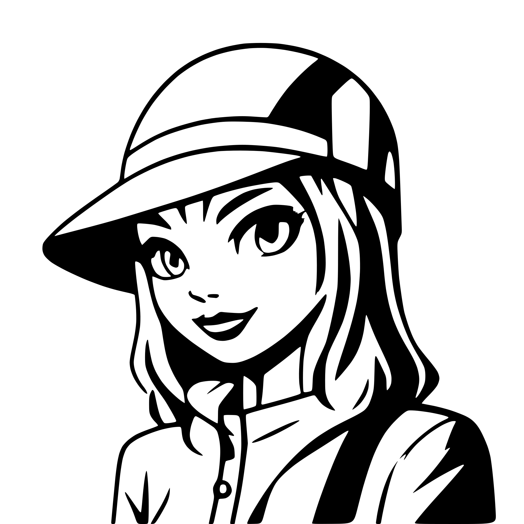 AI-generated SVG of a hat