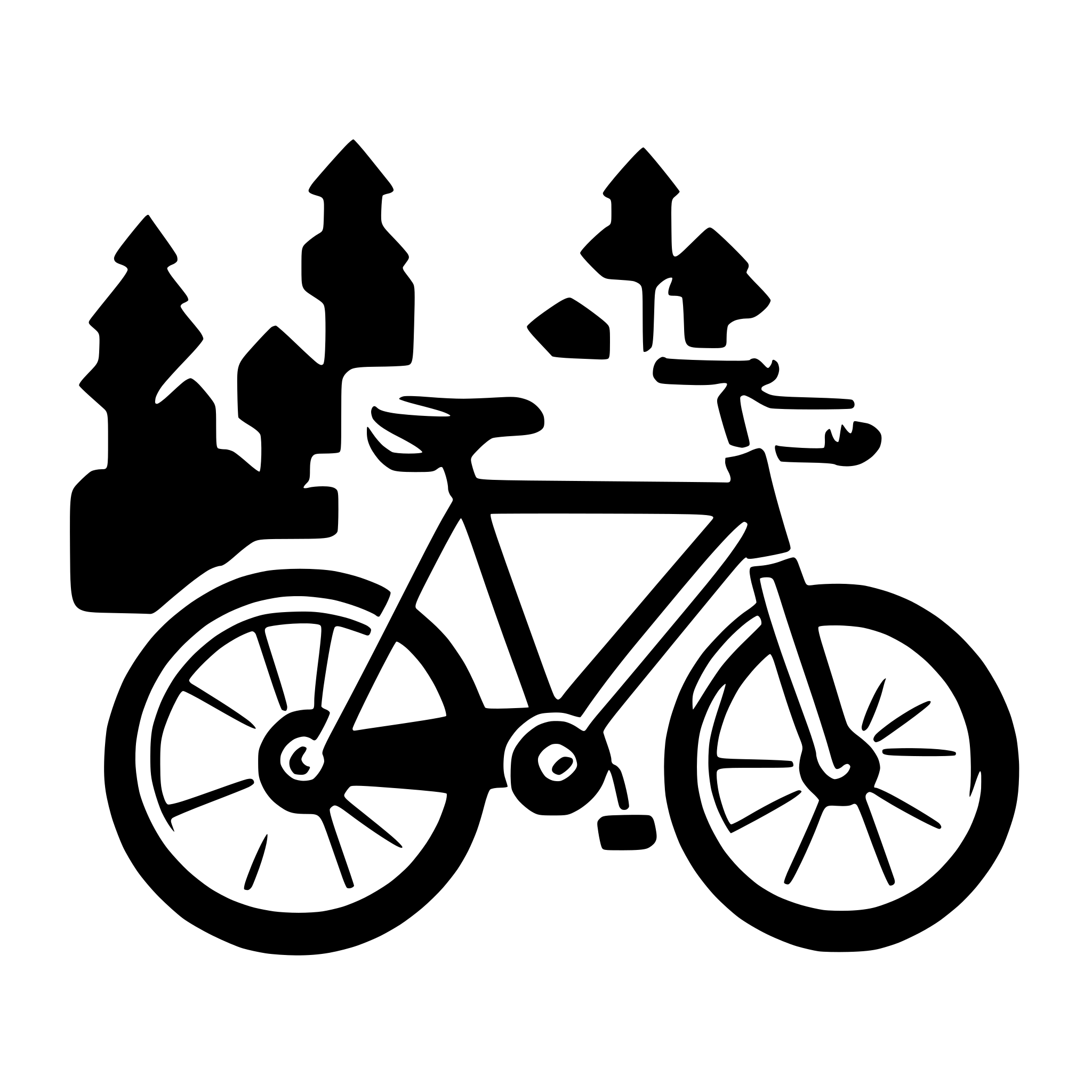 AI-generated SVG of a Bicycle icon