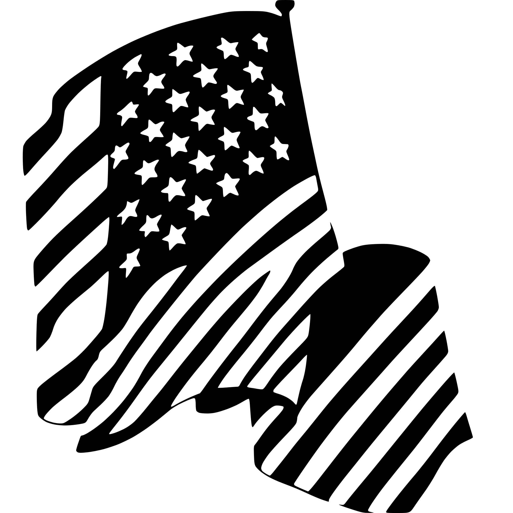 AI-generated SVG of 'patrioc flag'