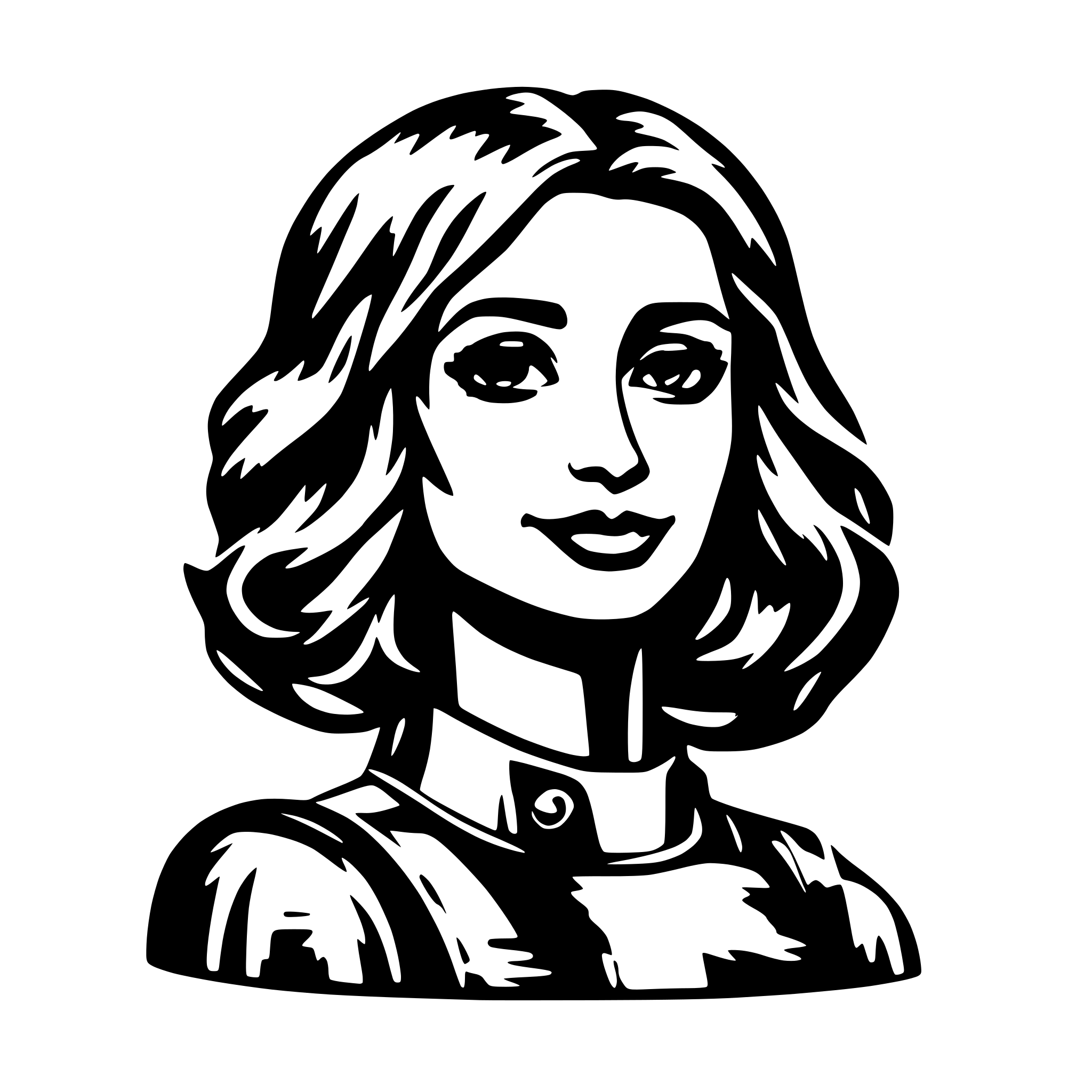 AI-generated SVG of 'positive affirmations based on AI'