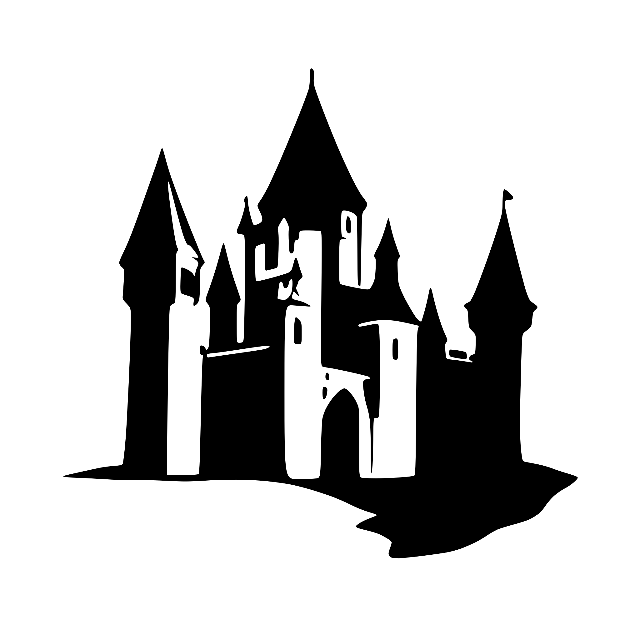 AI-generated SVG of a castle