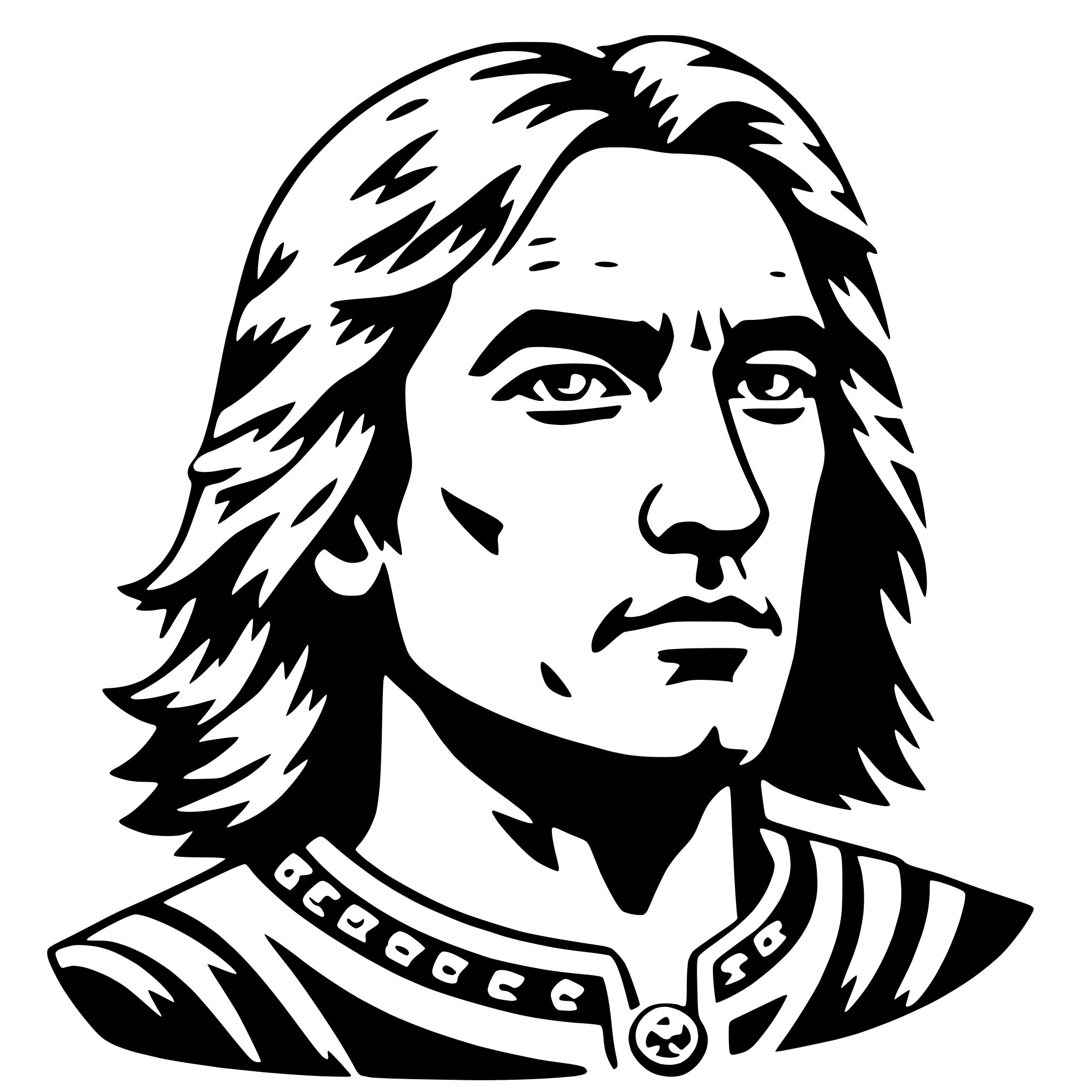 AI-generated SVG of 'attila the hun'