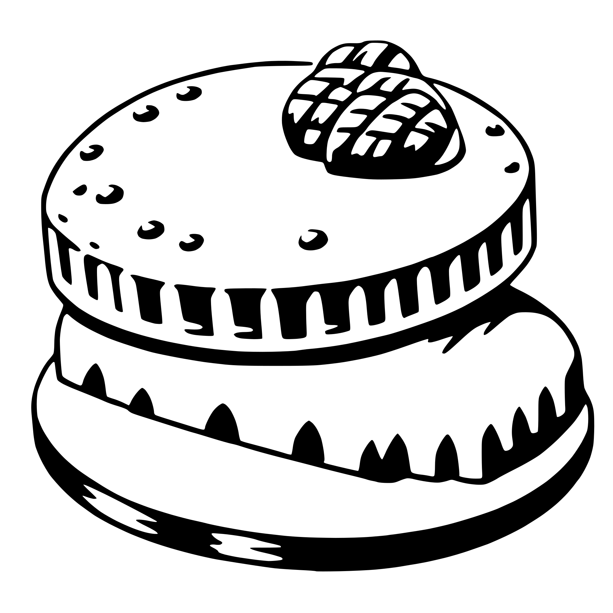 AI-generated SVG of a pastry